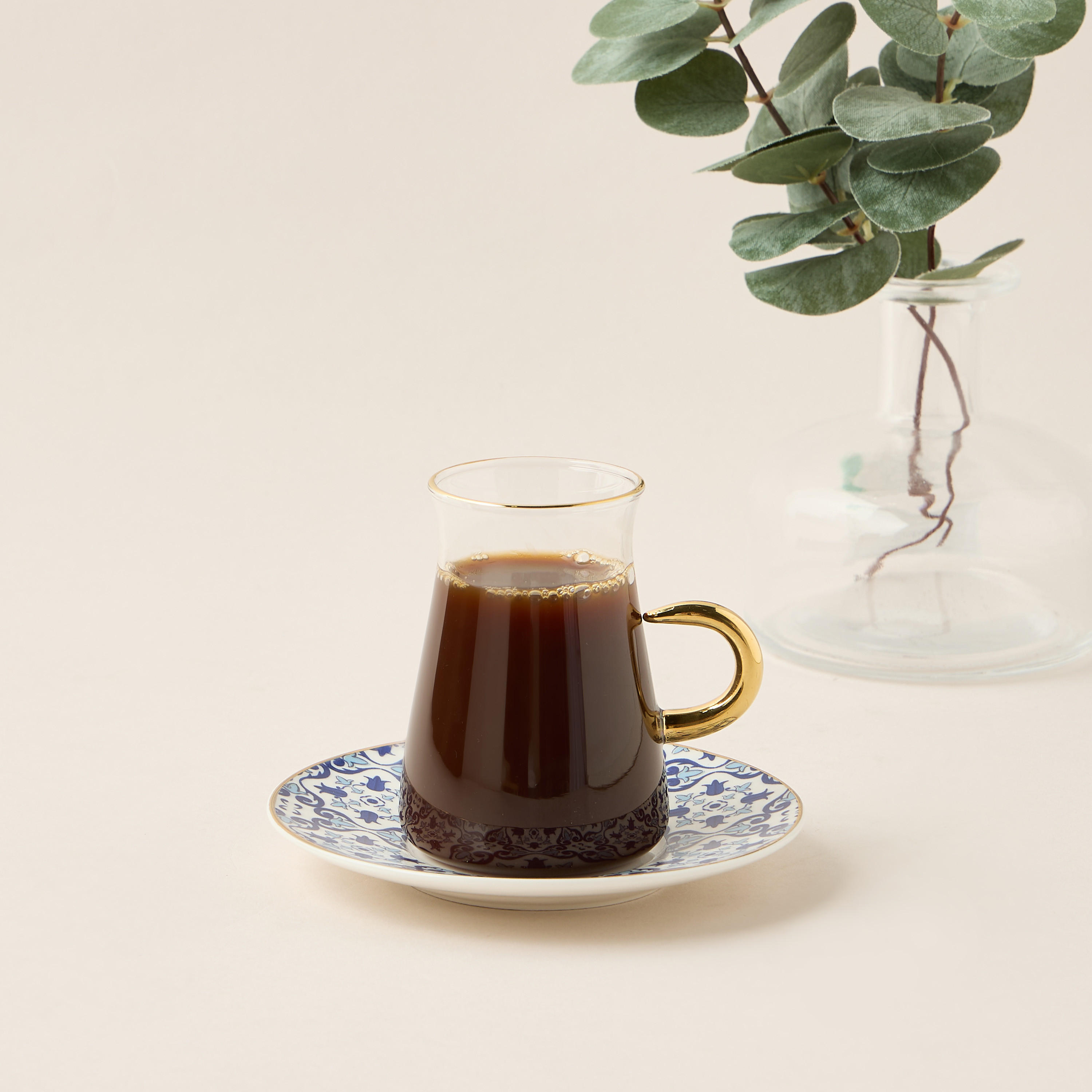 Azure 6-Piece Cup and Saucer Set-household-dining-teaandcoffee-teaandcoffeesets-image-2