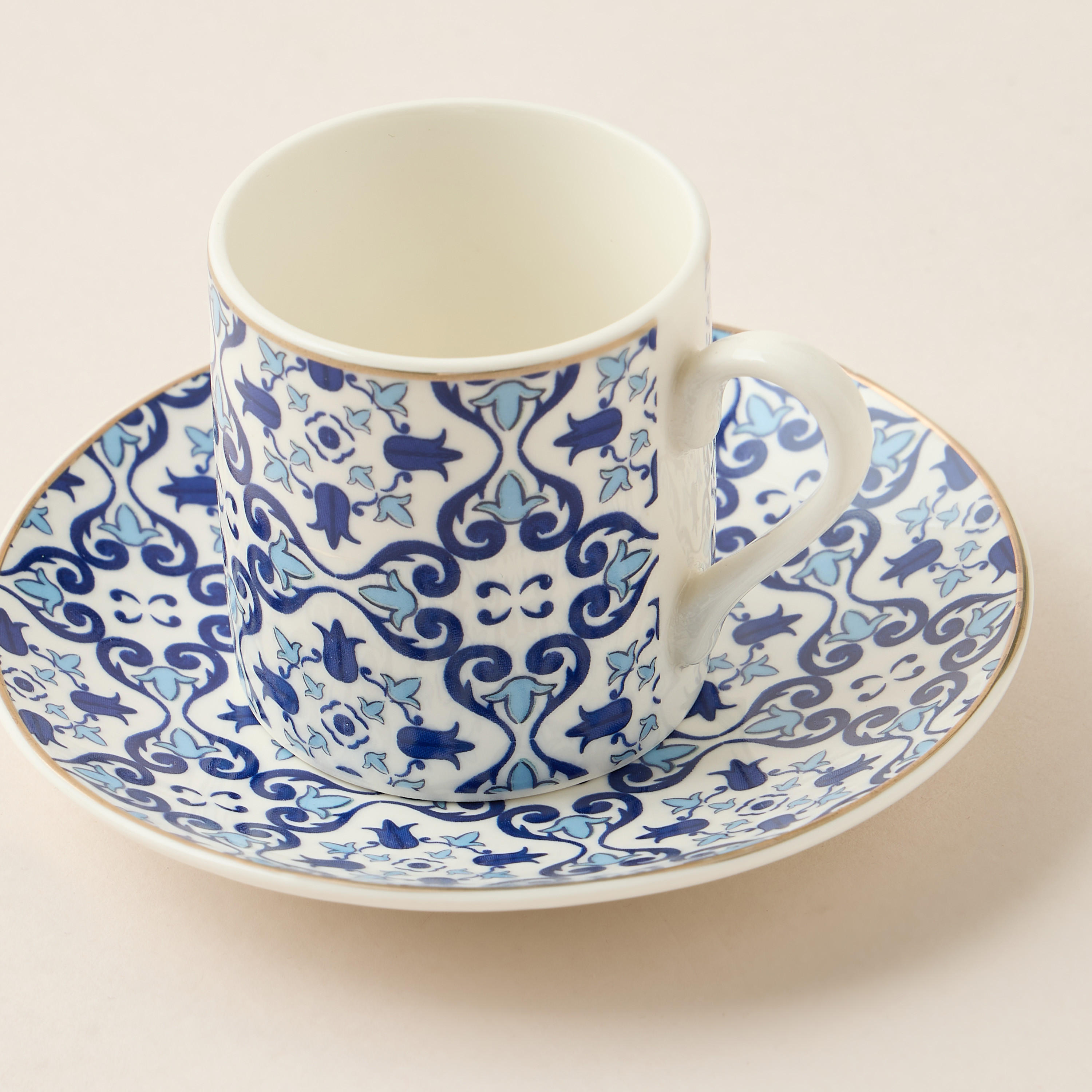 Azure Printed 6-Piece Espresso Cup and Saucer Set-household-dining-teaandcoffee-teaandcoffeesets-image-3