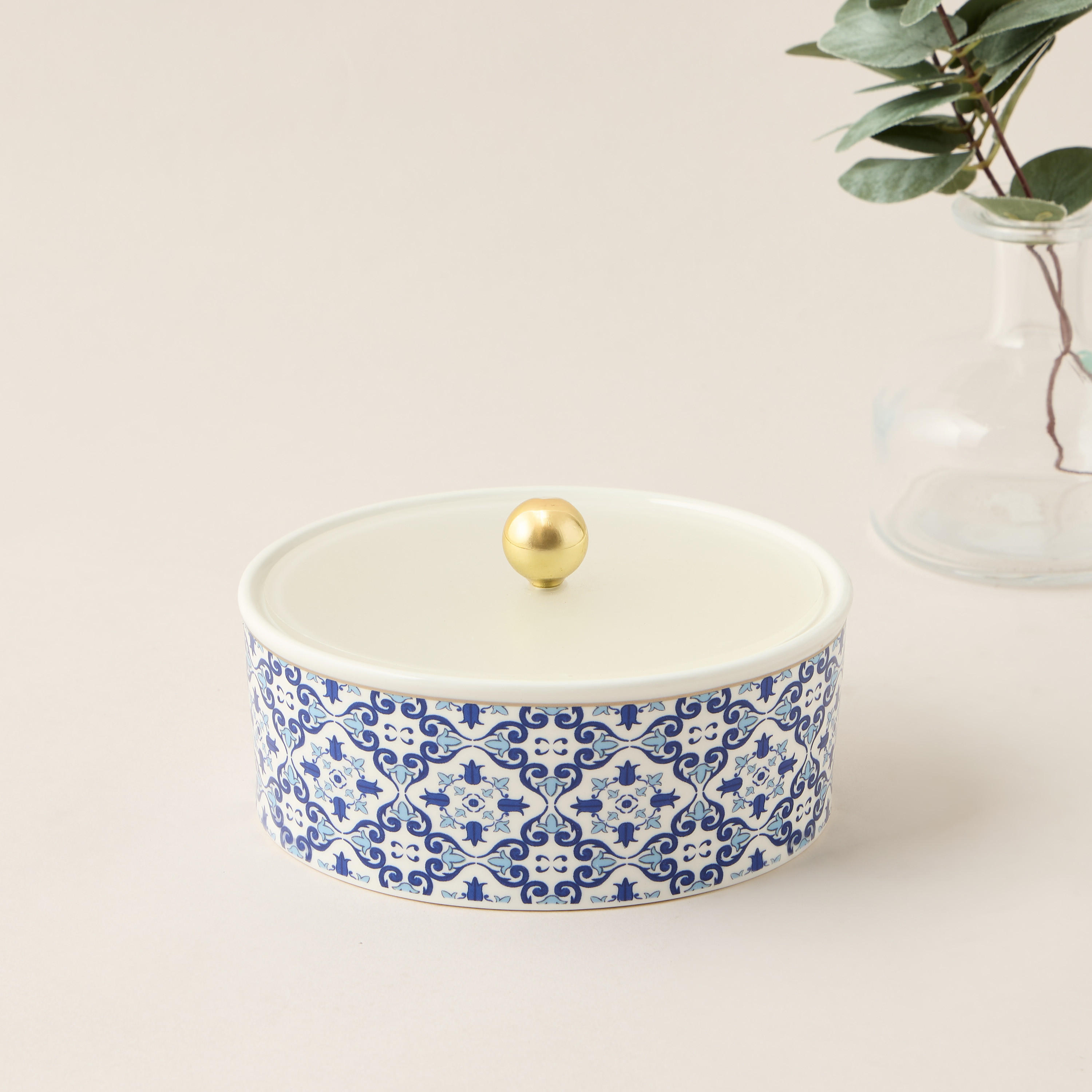 Azure Printed Date Bowl with Acrylic Lid-household-dining-dinnerware-bowls-image-2
