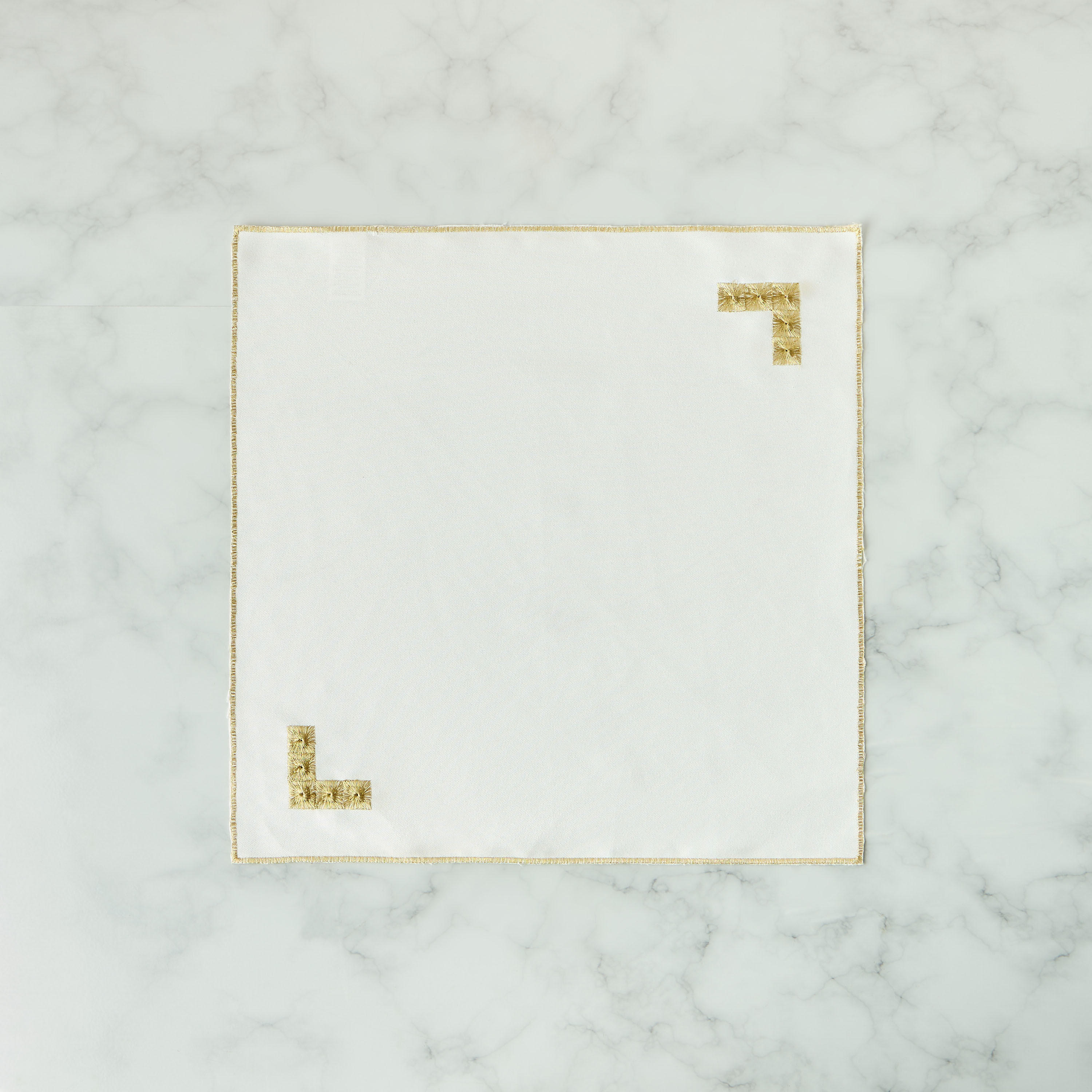 Nomad Luxe 4-Piece Embroidered Napkin Set - 43x43 cms-household-dining-tablelinen-napkinsandaccessories-image-3