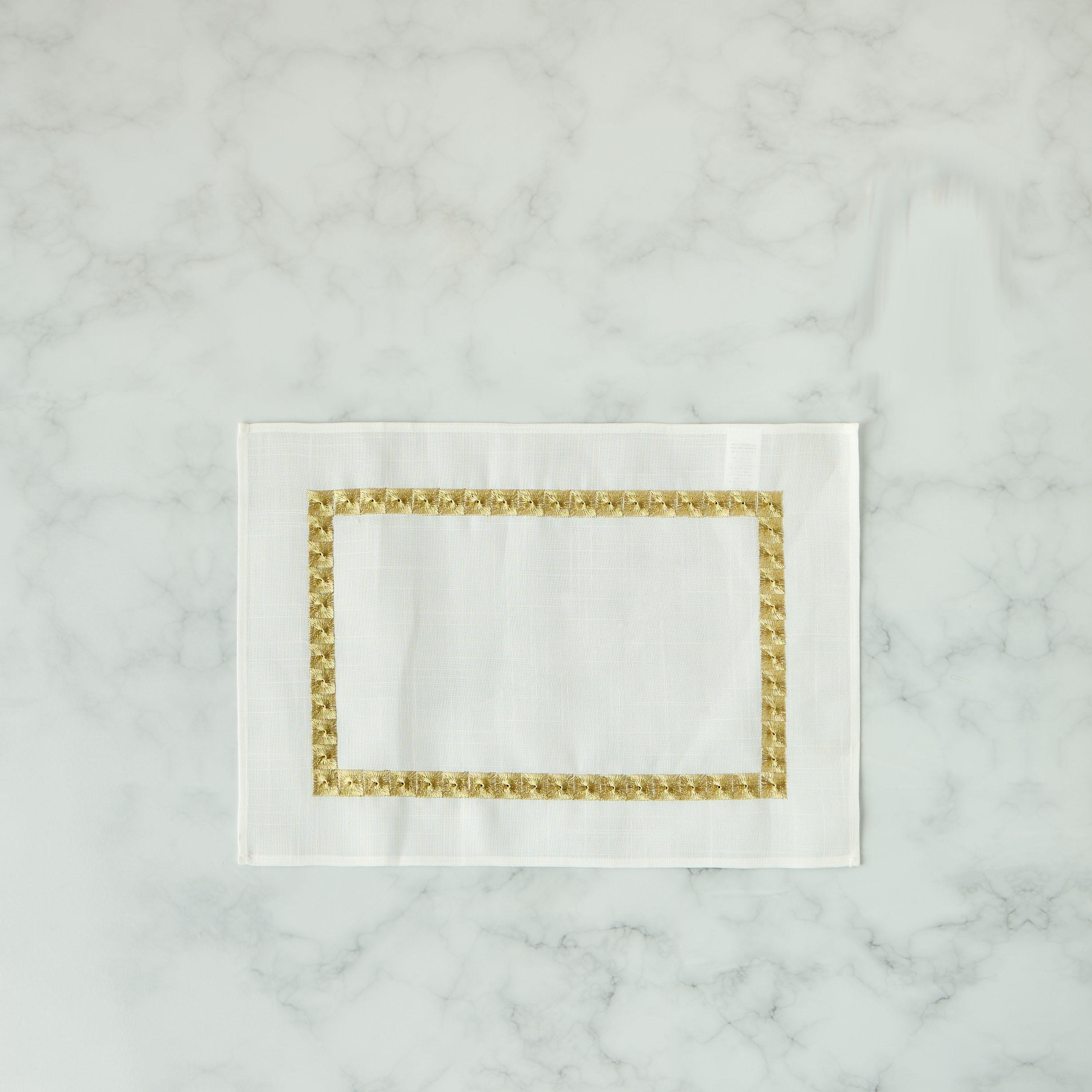 Nomad Luxe 4-Piece Embroidered Placemat Set - 30x45 cms-household-dining-tablelinen-placemats-image-3