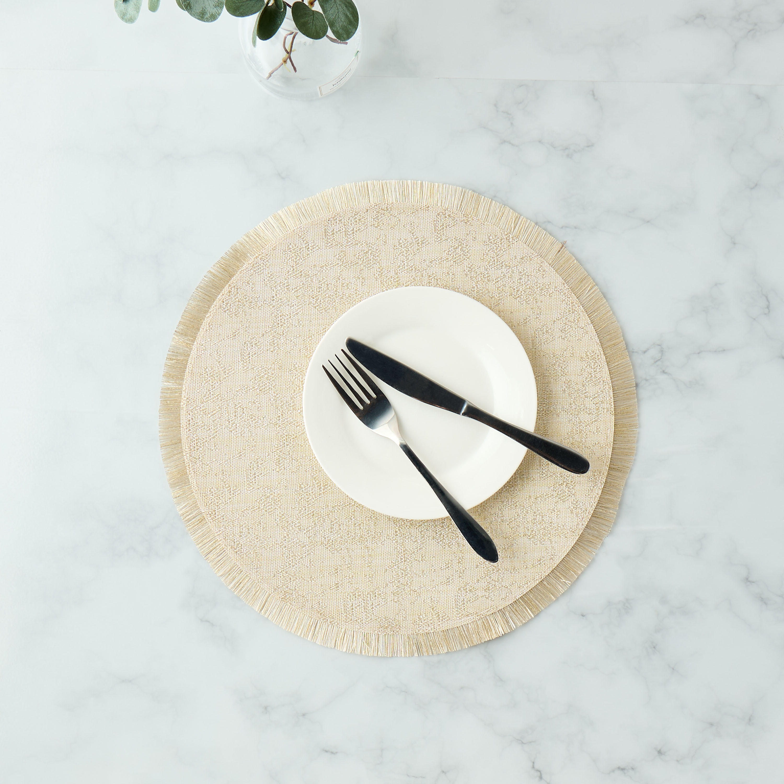 لبادة صحون منسوجة بشراشيب-household-dining-tablelinen-placemats-image-1