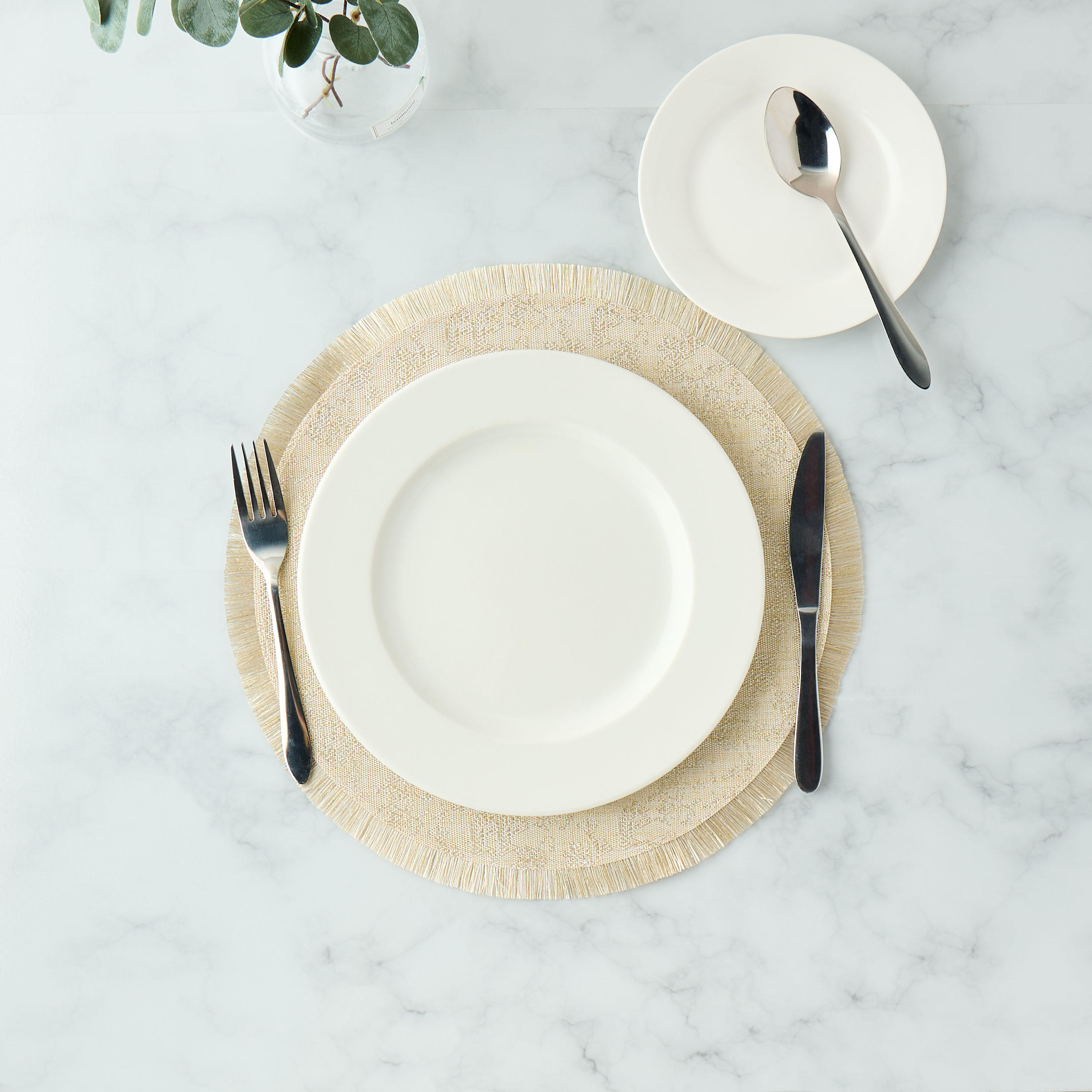 لبادة صحون منسوجة بشراشيب-household-dining-tablelinen-placemats-image-2