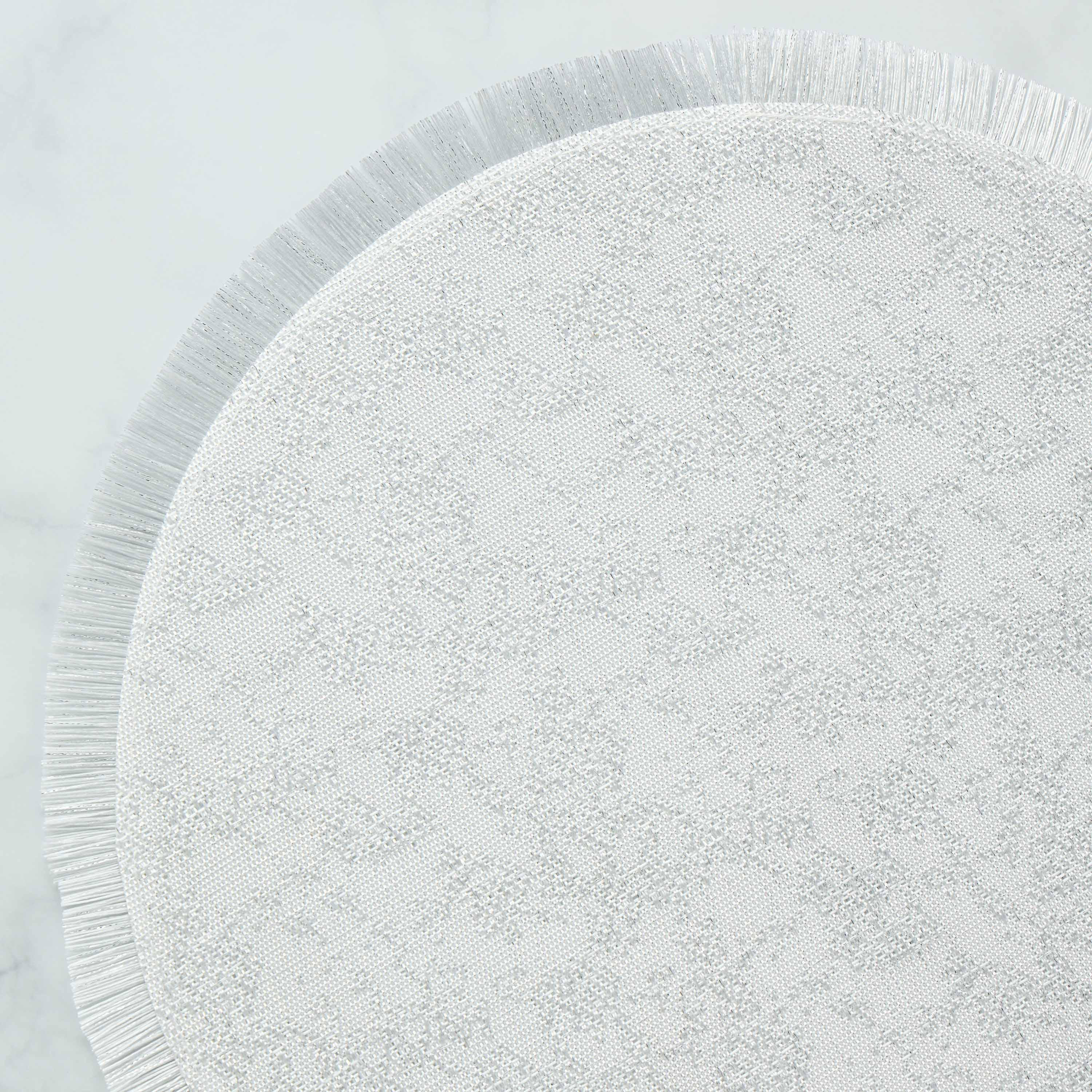 Woven Textured Fringe Detail Placemat-household-dining-tablelinen-placemats-image-4