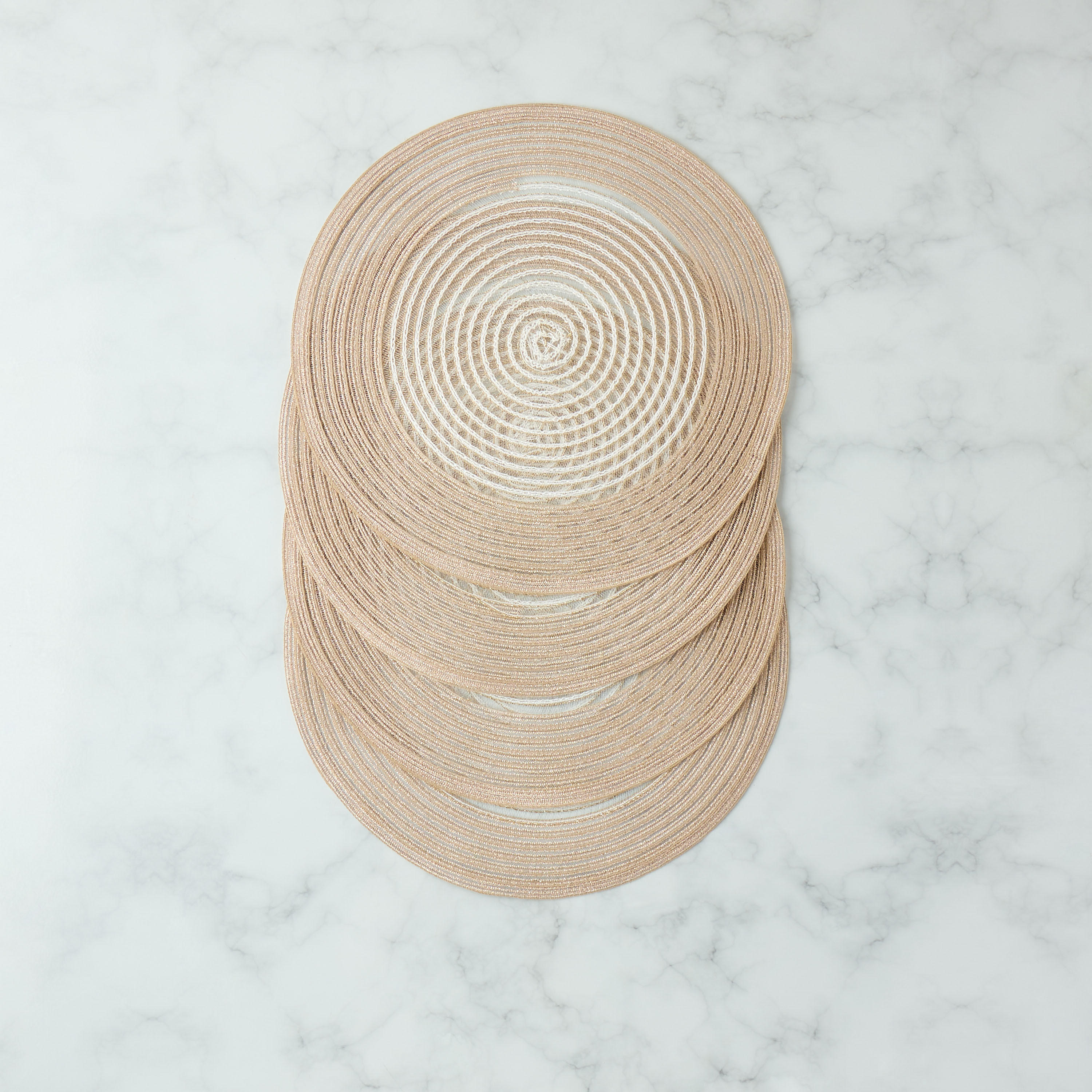 Wire Woven Textured Round Placemat - Set of 4-household-dining-tablelinen-placemats-image-4