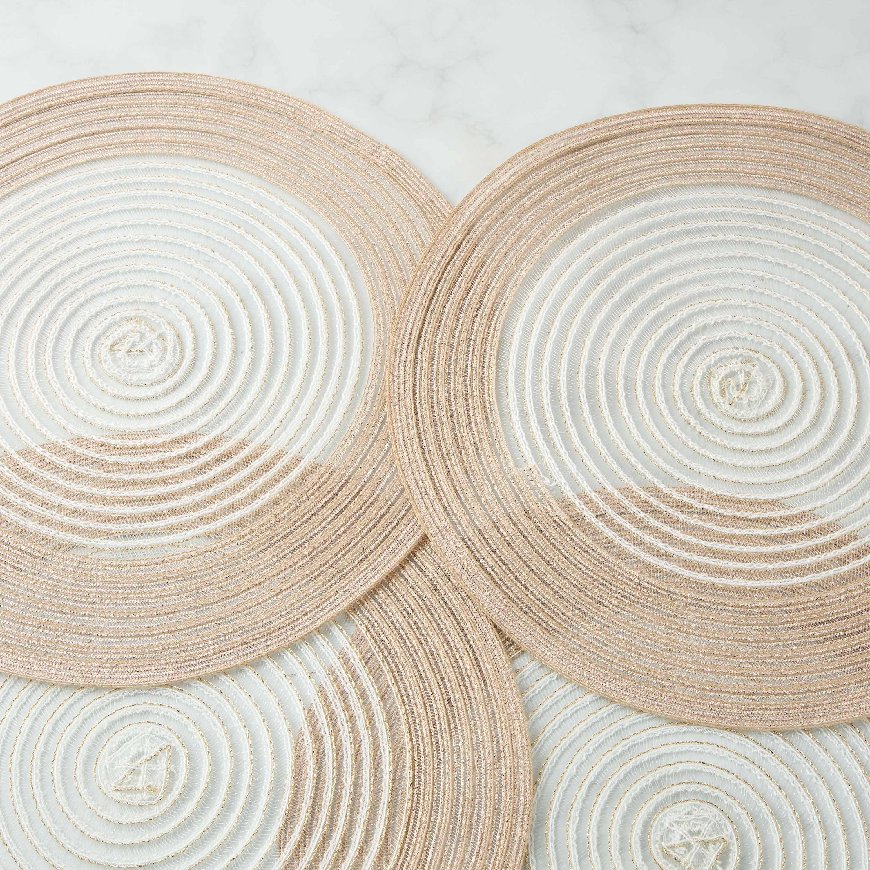 Wire Woven Textured Round Placemat - Set of 4-household-dining-tablelinen-placemats-image-5
