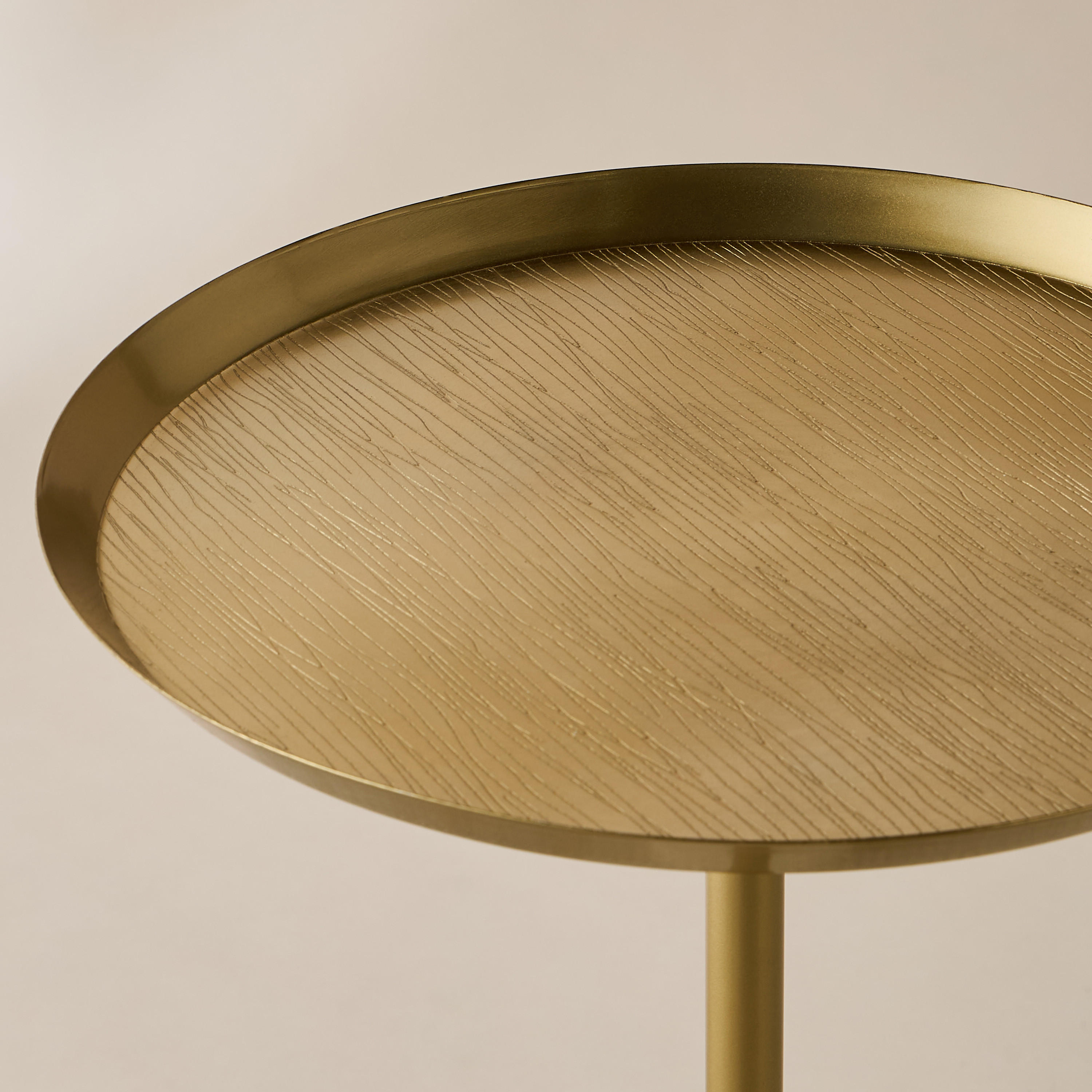 Metal Top Side Table with Pedestal Base - 56 cms-furniture-livingroom-sideandendtables-image-4