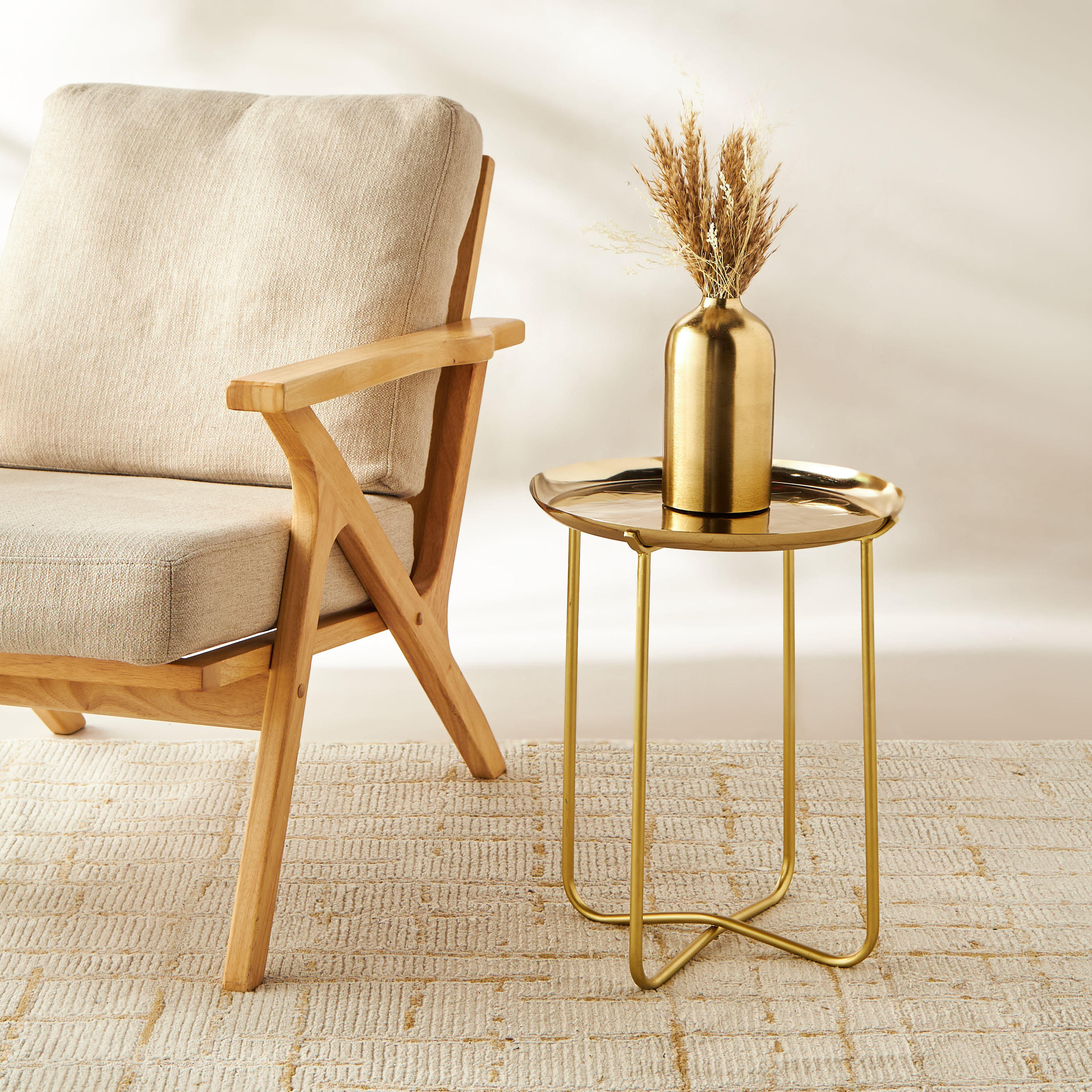 Metal Accent Table - 49 cms-furniture-livingroom-sideandendtables-image-2