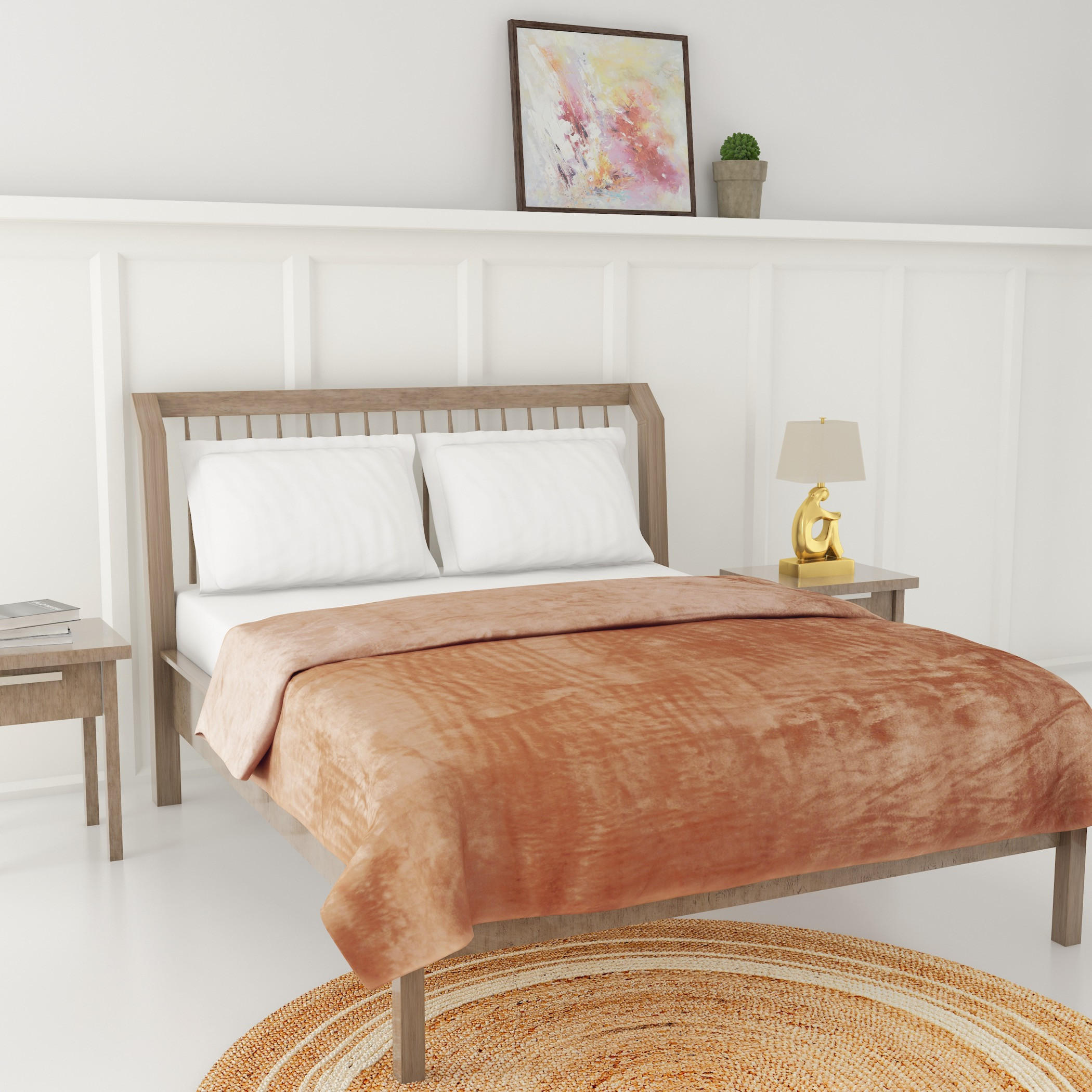 Luxury Flannel Blanket - 200x220 cms-household-cushionsandthrows-throwsandblankets-blankets-image-2