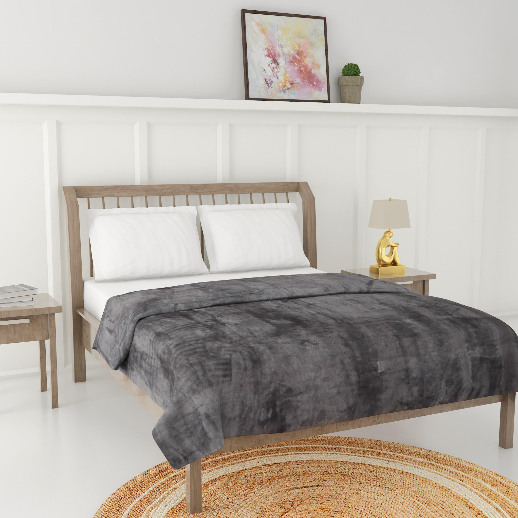بطانية فلانيل فاخرة - 220x200 سم-household-cushionsandthrows-throwsandblankets-blankets-image-2
