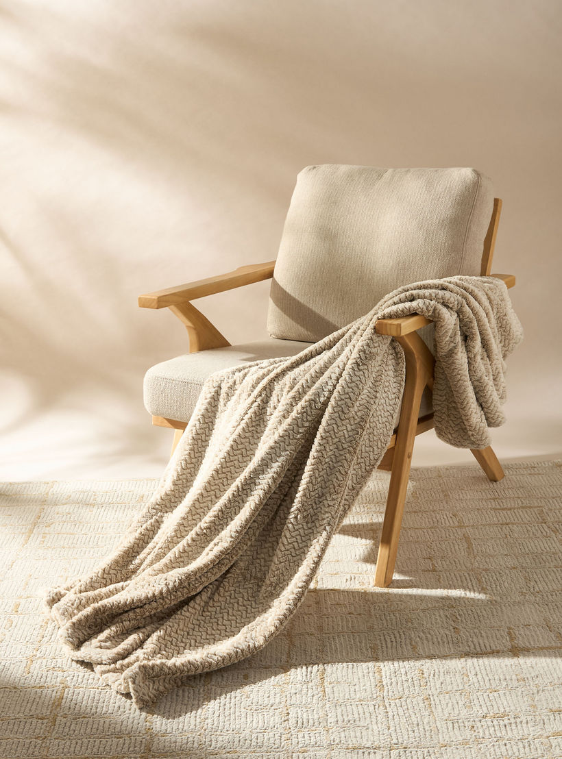 Fur Textured 2-Ply Throw - 200x152 cms-household-cushionsandthrows-throwsandblankets-throws-image-2