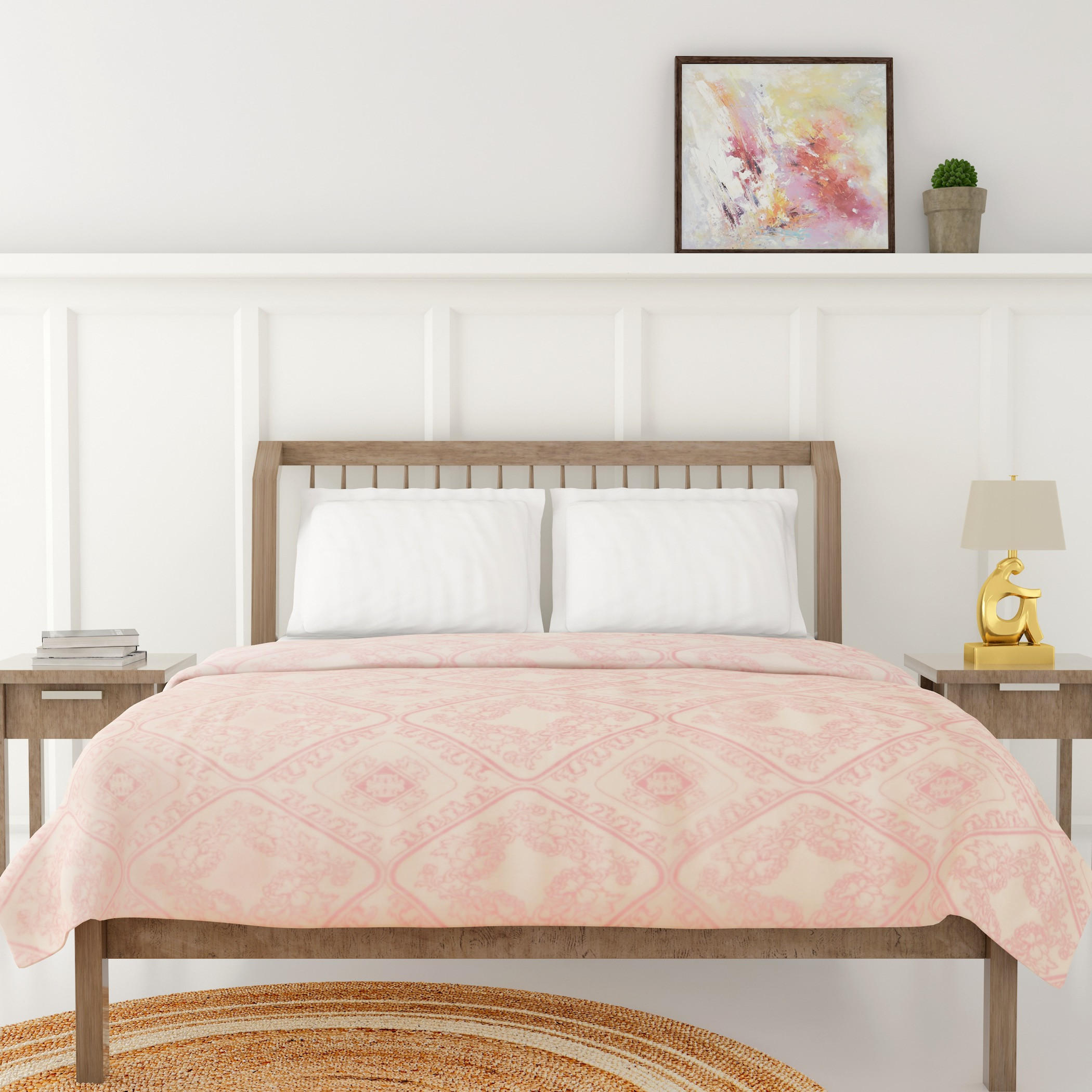Printed Silky Flannel Blanket - 220x240 cms-household-cushionsandthrows-throwsandblankets-blankets-image-1