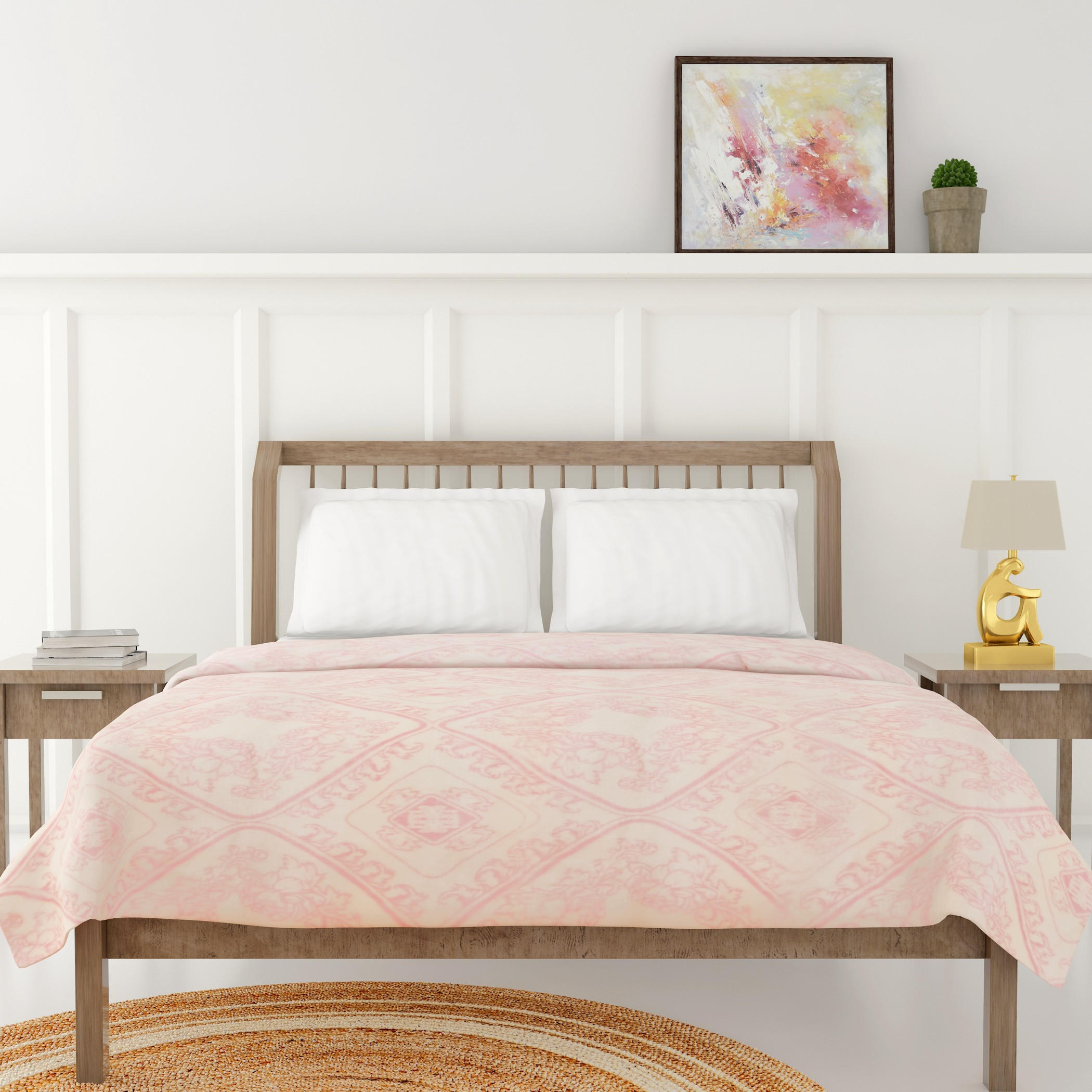 Printed Silky Flannel Blanket - 150x200 cms-household-cushionsandthrows-throwsandblankets-blankets-image-1