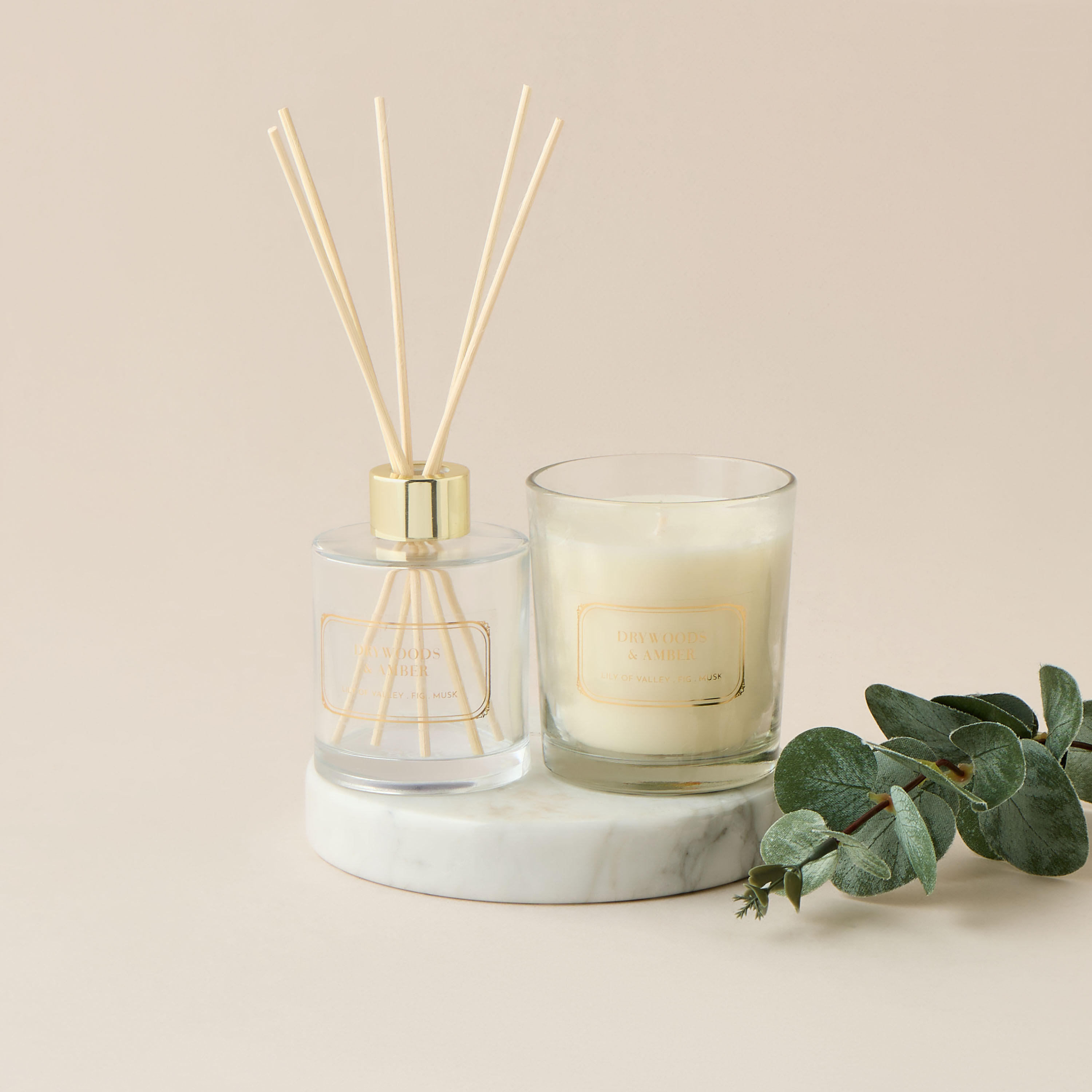 Scent.d London Amber Blossom Diffuser and Jar Candle Gift Set-household-homefragrance-fragrancegiftset-image-1
