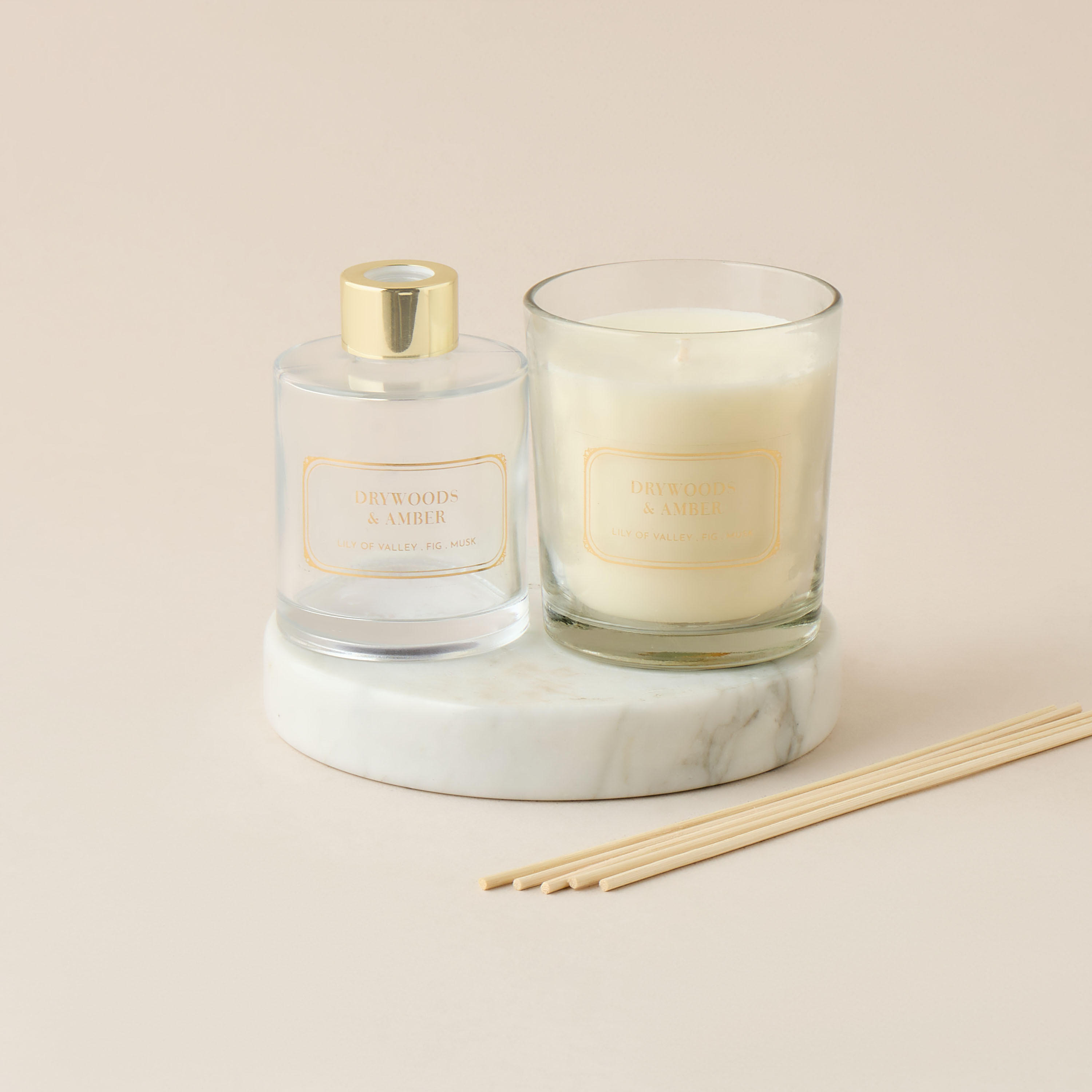 Scent.d London Amber Blossom Diffuser and Jar Candle Gift Set-household-homefragrance-fragrancegiftset-image-2