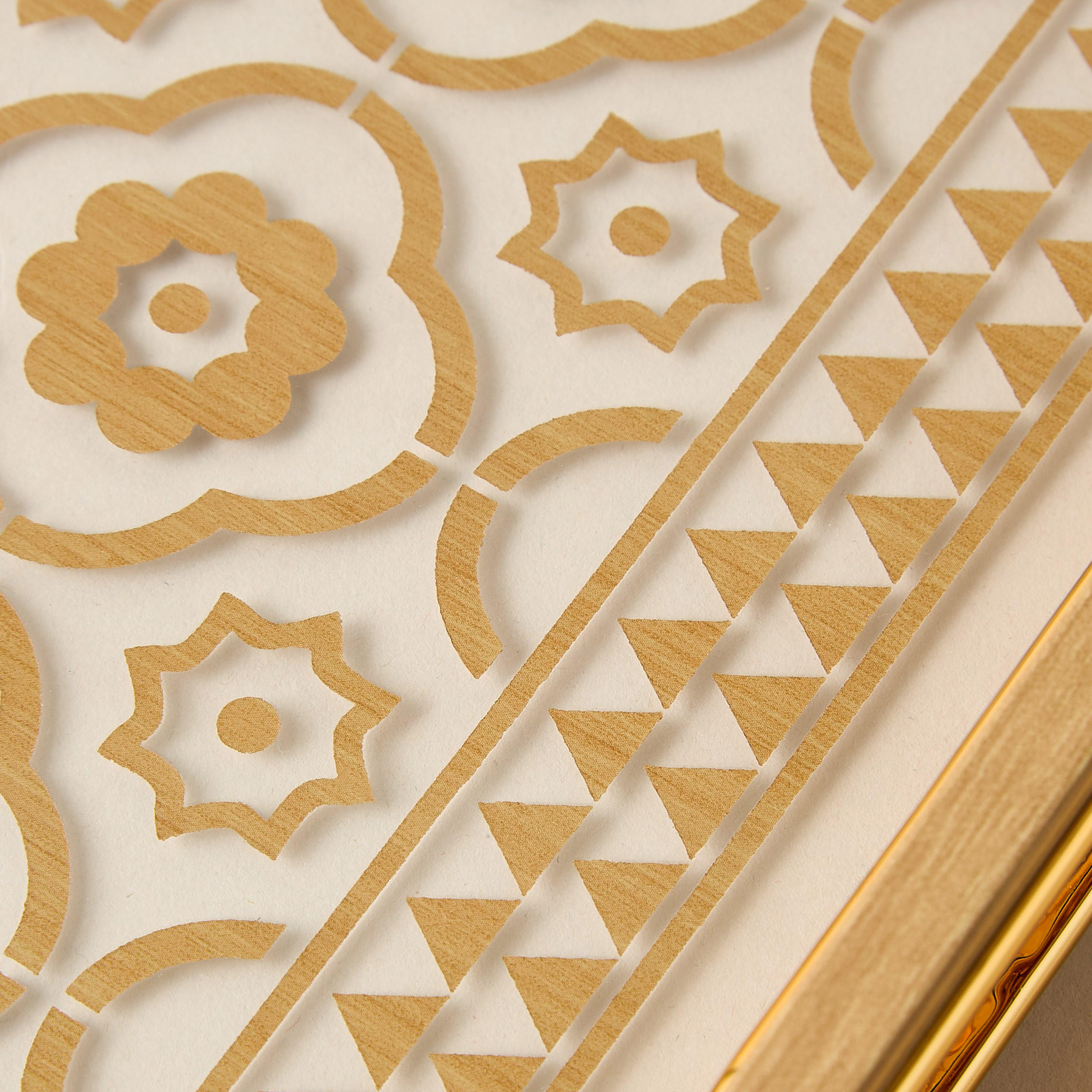 Printed Decorative Tray with Cutout Handle - 37x29 cms-household-decor-boxesandtrays-image-4
