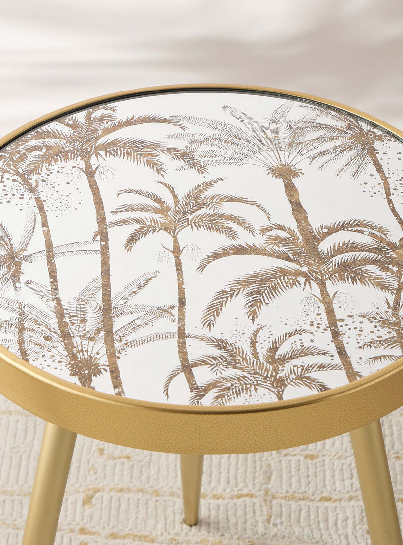 Palm Decorative Accent Table - 45x45x61 cms-furniture-livingroom-sideandendtables-image-3