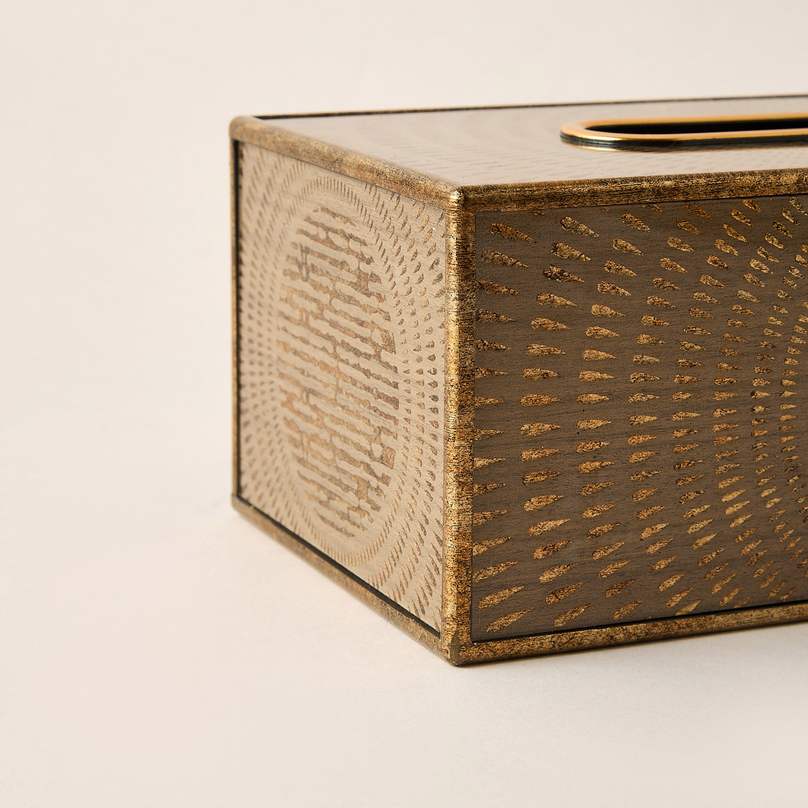 Textured Decorative Tissue Holder-household-decor-boxesandtrays-image-3