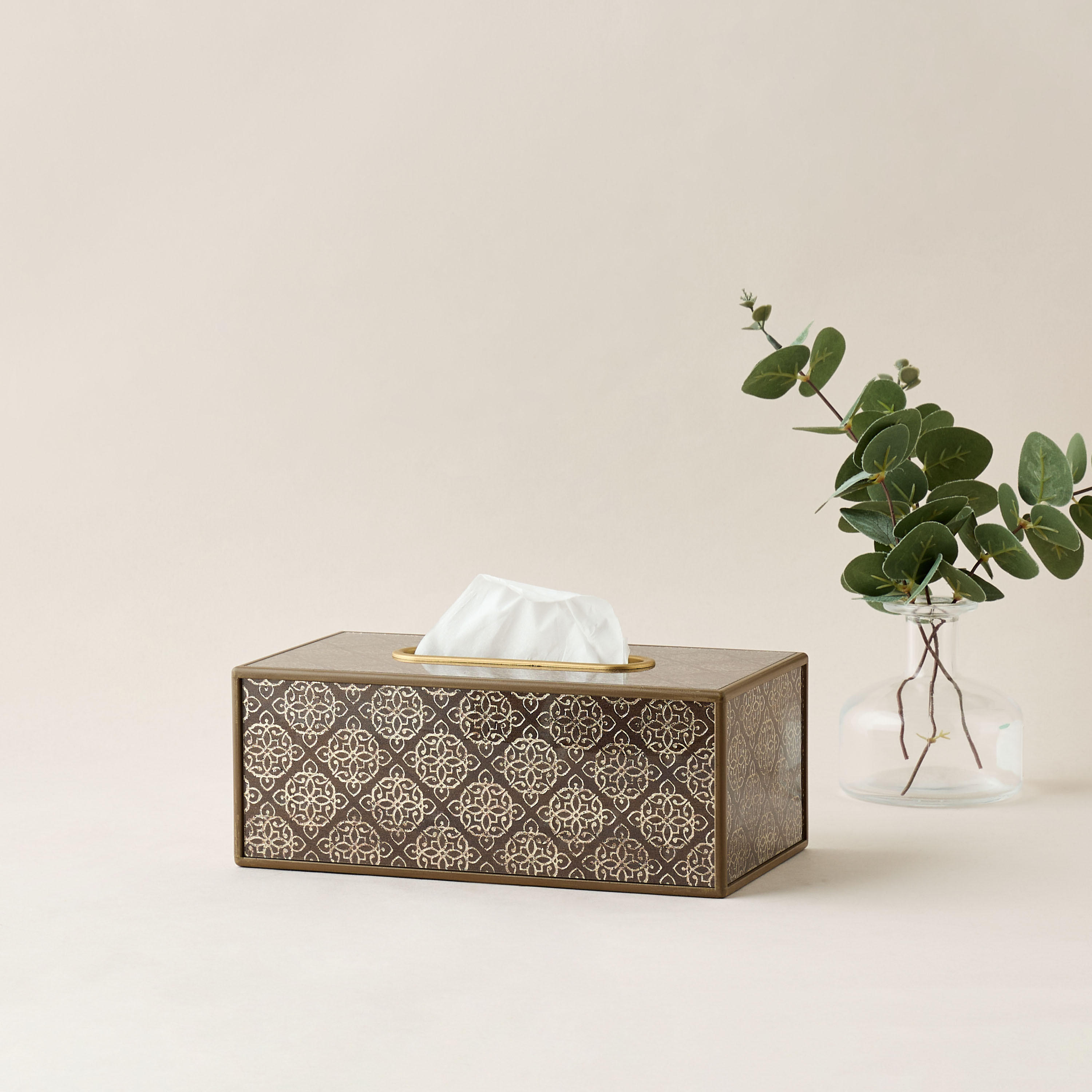 Printed Decorative Tissue Holder-household-bathandlaundry-bathaccessories-tissueboxesandcottonjars-image-1