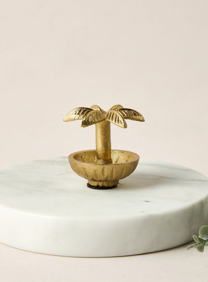 حامل بخور بتزيينات نخيل - 5x5 سم-household-decor-decorativeobjectsandsculptures-image-2