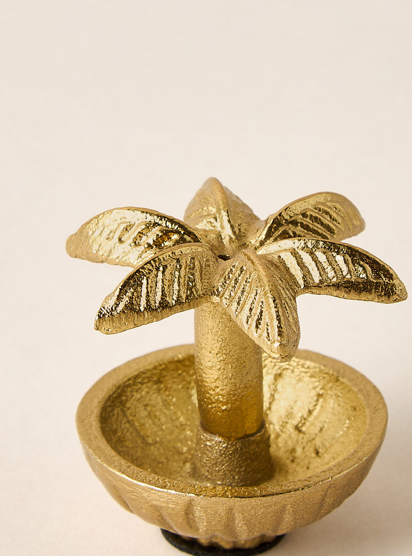 حامل بخور بتزيينات نخيل - 5x5 سم-household-decor-decorativeobjectsandsculptures-image-3