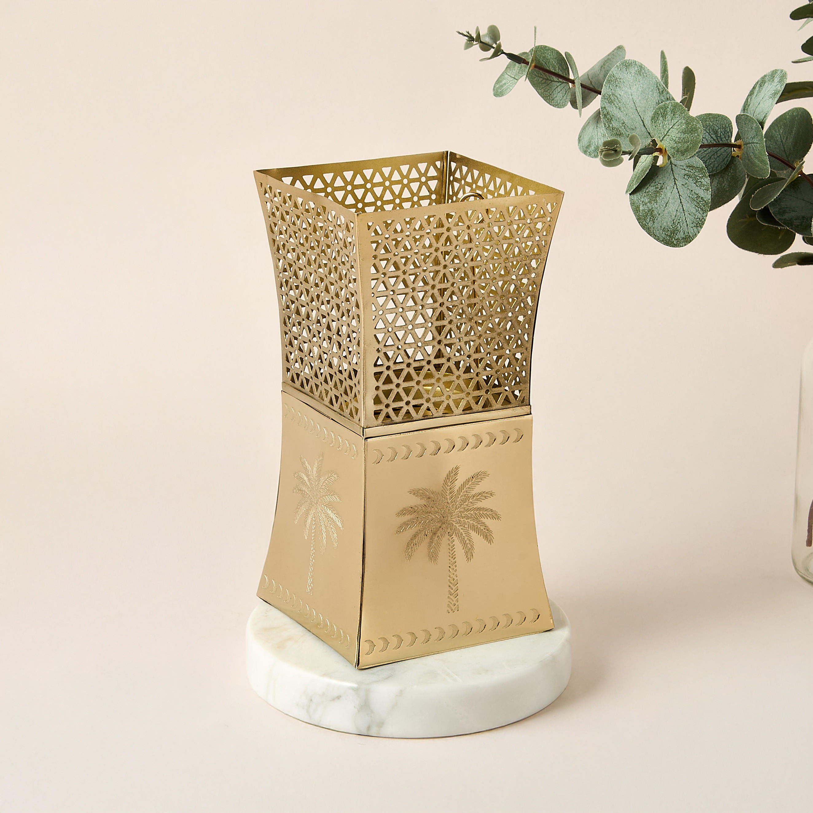 Palm Cutout Detail Decorative Incense Burner-household-homefragrance-burners-image-2