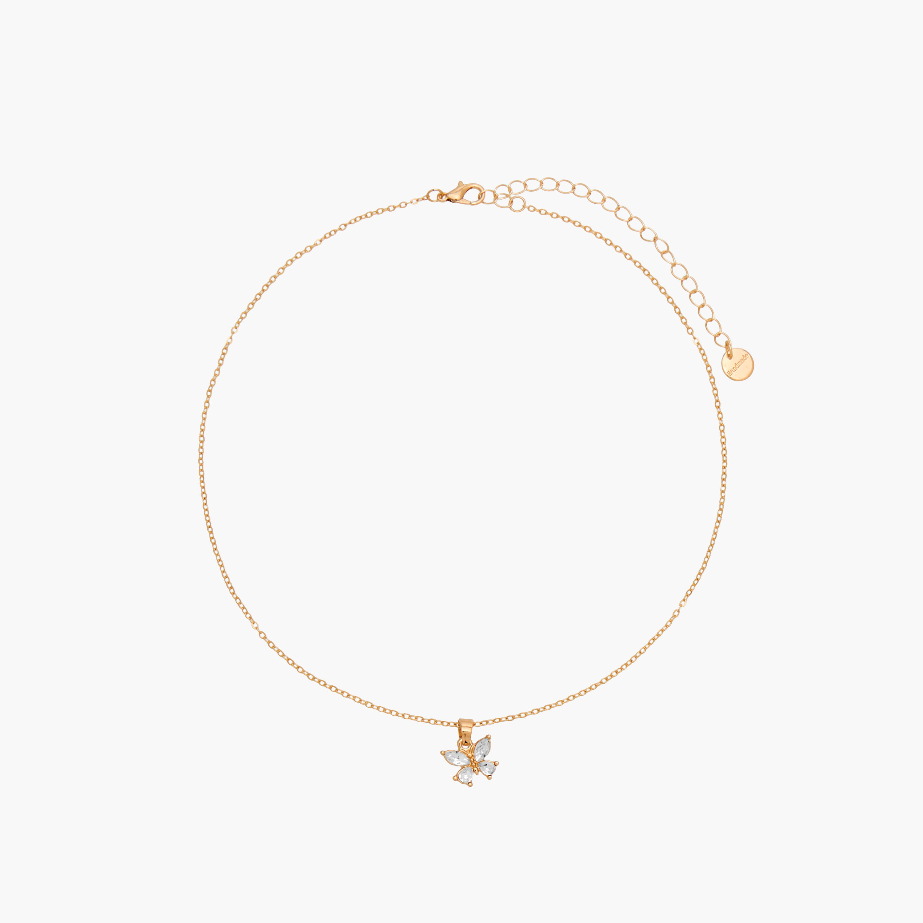 Butterfly Embellished Pendant Necklace and Earrings Set-women-watchesandjewellery-jewellery-jewellerysets-image-2