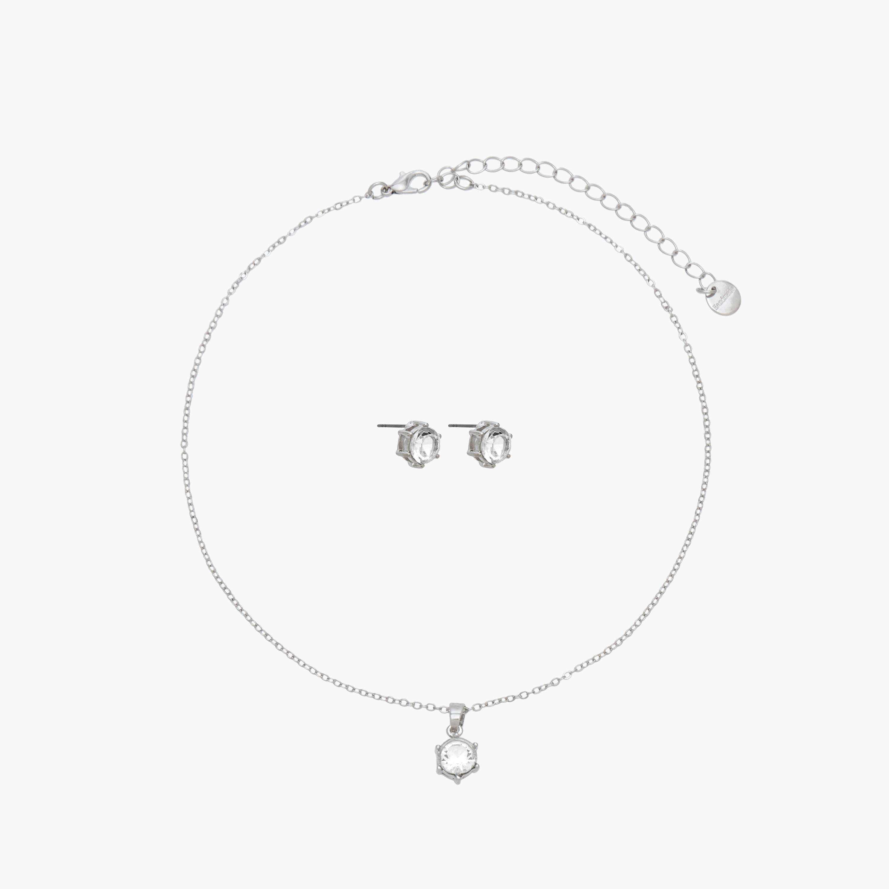 Embellished Pendant Necklace and Earrings-women-watchesandjewellery-jewellery-jewellerysets-image-1