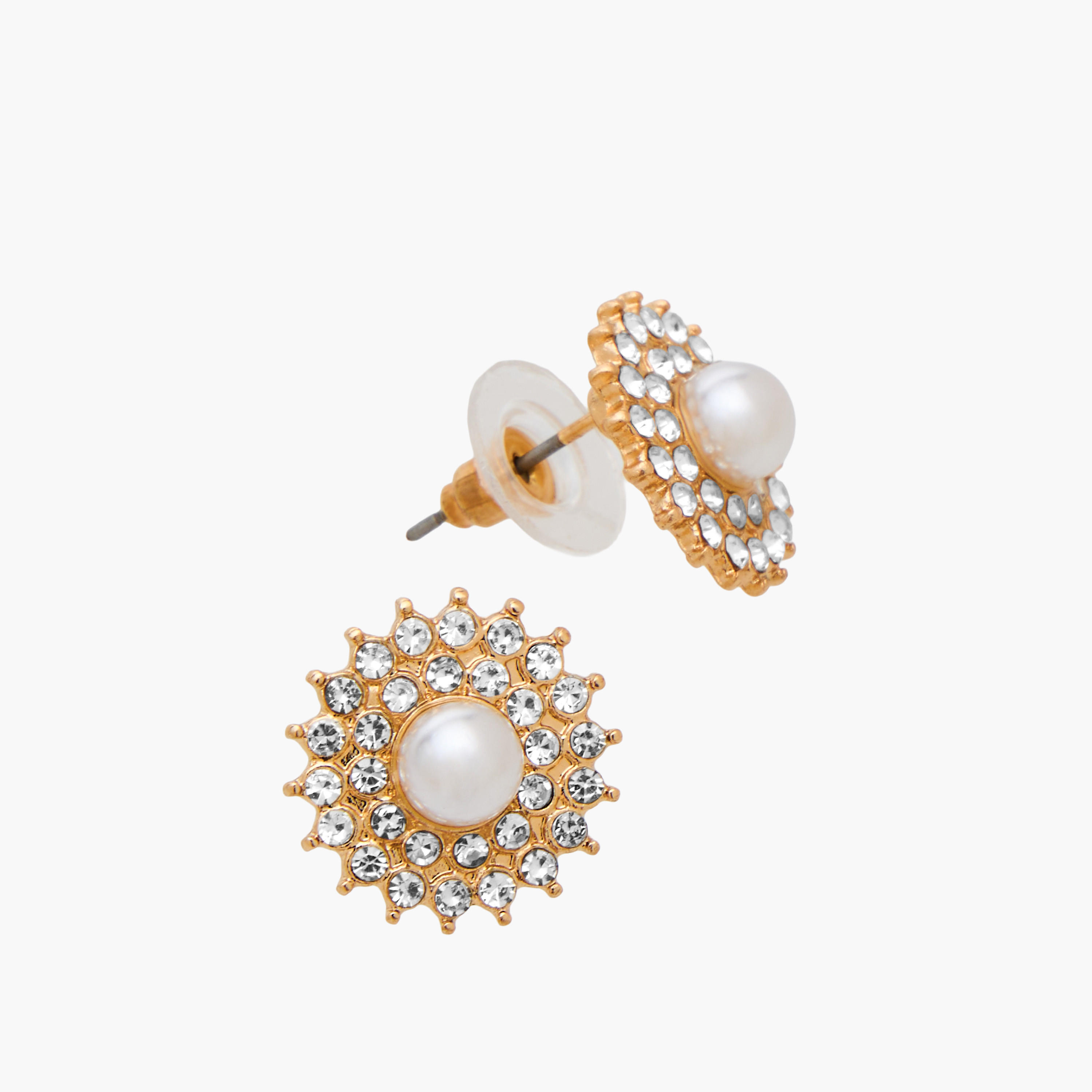 Pearl Embellished Pendant Necklace and Earrings-women-watchesandjewellery-jewellery-jewellerysets-image-7