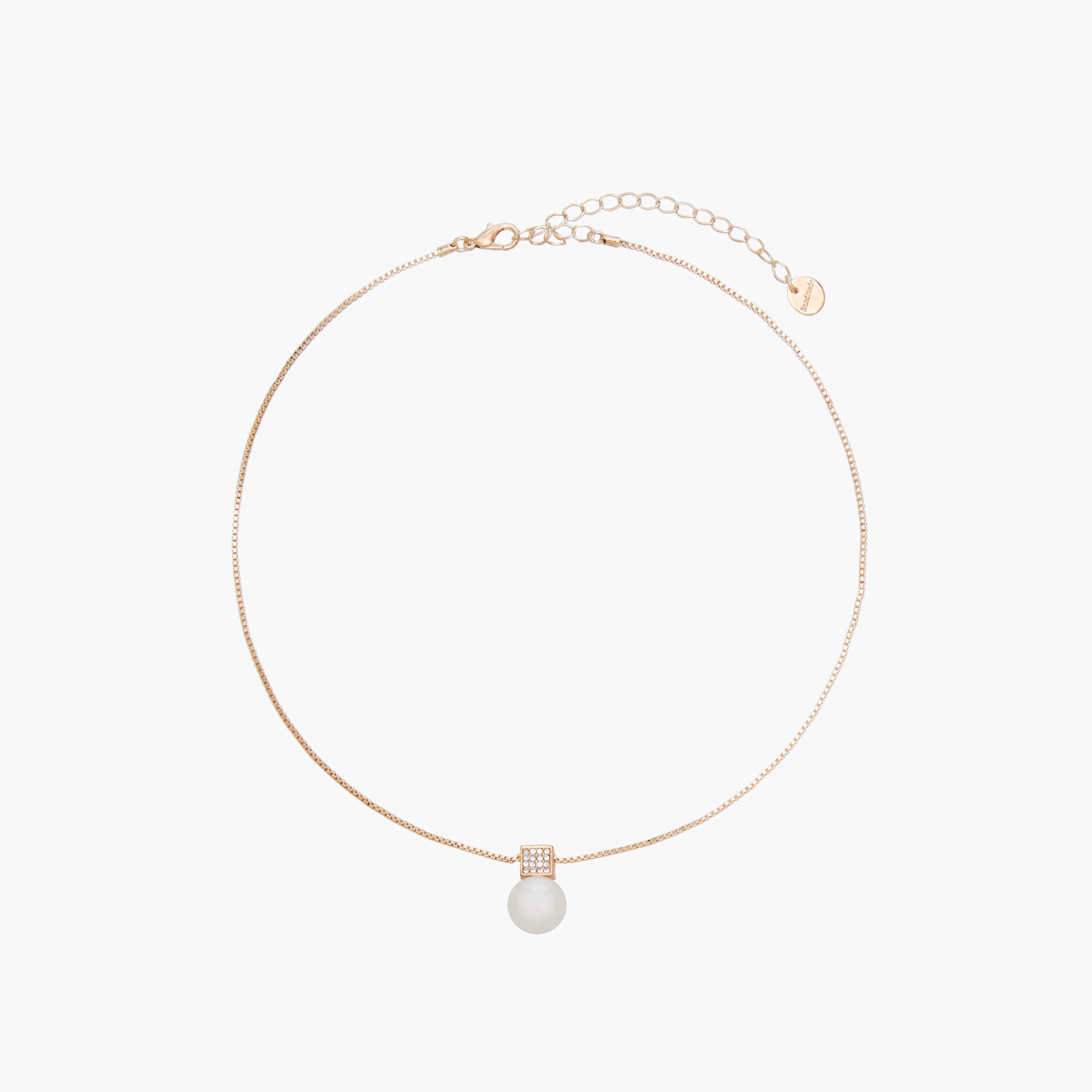 Pearl Embellished Pendant Necklace and Earrings-women-watchesandjewellery-jewellery-jewellerysets-image-2