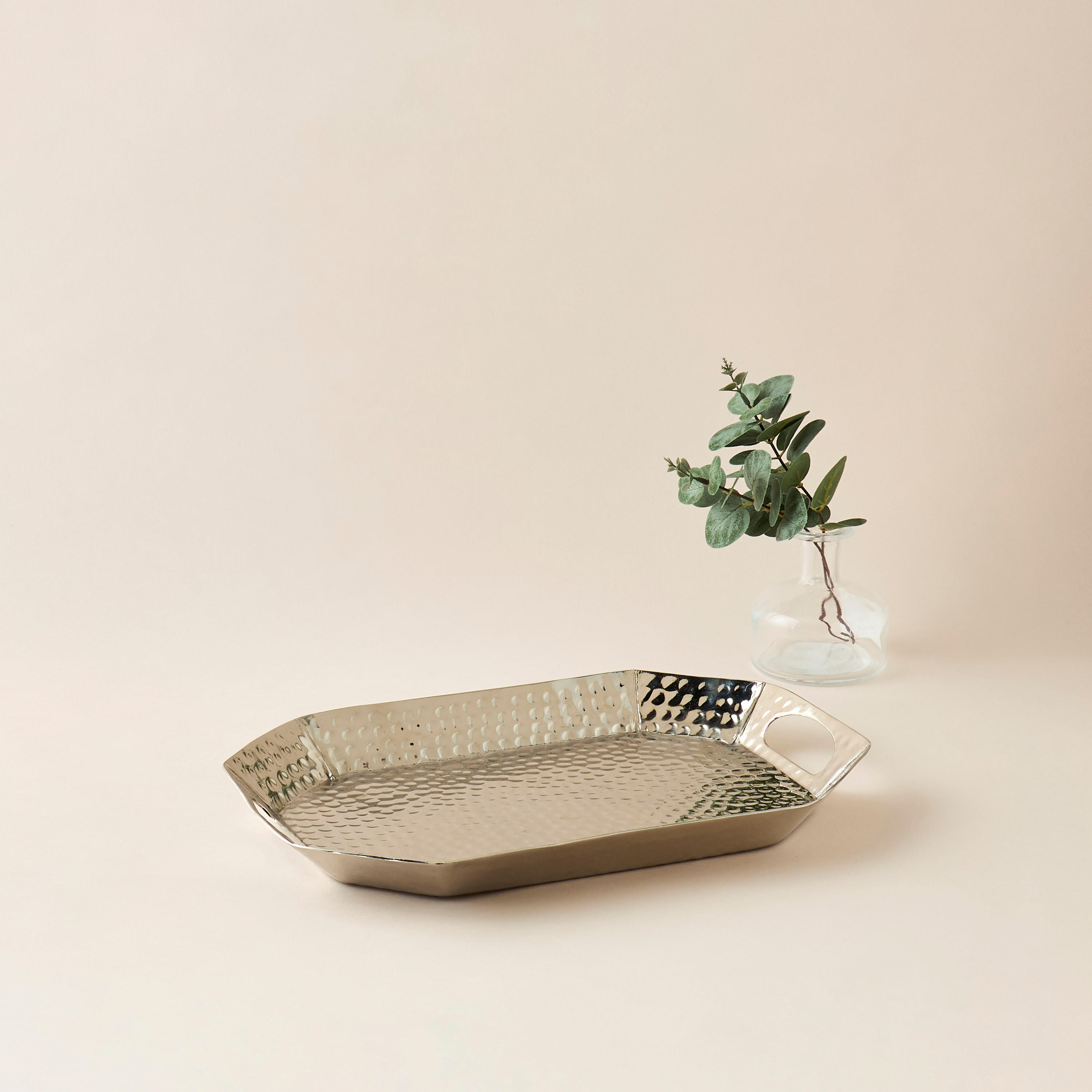 Decorative Hammered Tray - 38x27x4 cms-household-decor-boxesandtrays-image-1