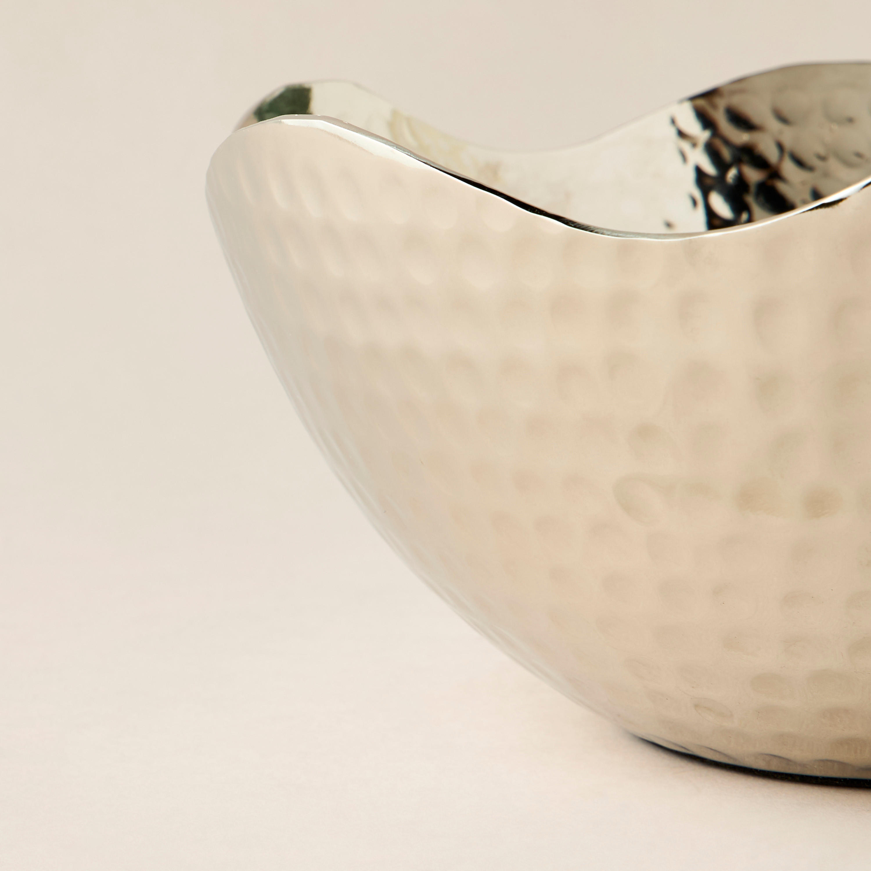 Metallic Hammered Decorative Bowl -household-decor-vasesandbowls-image-4