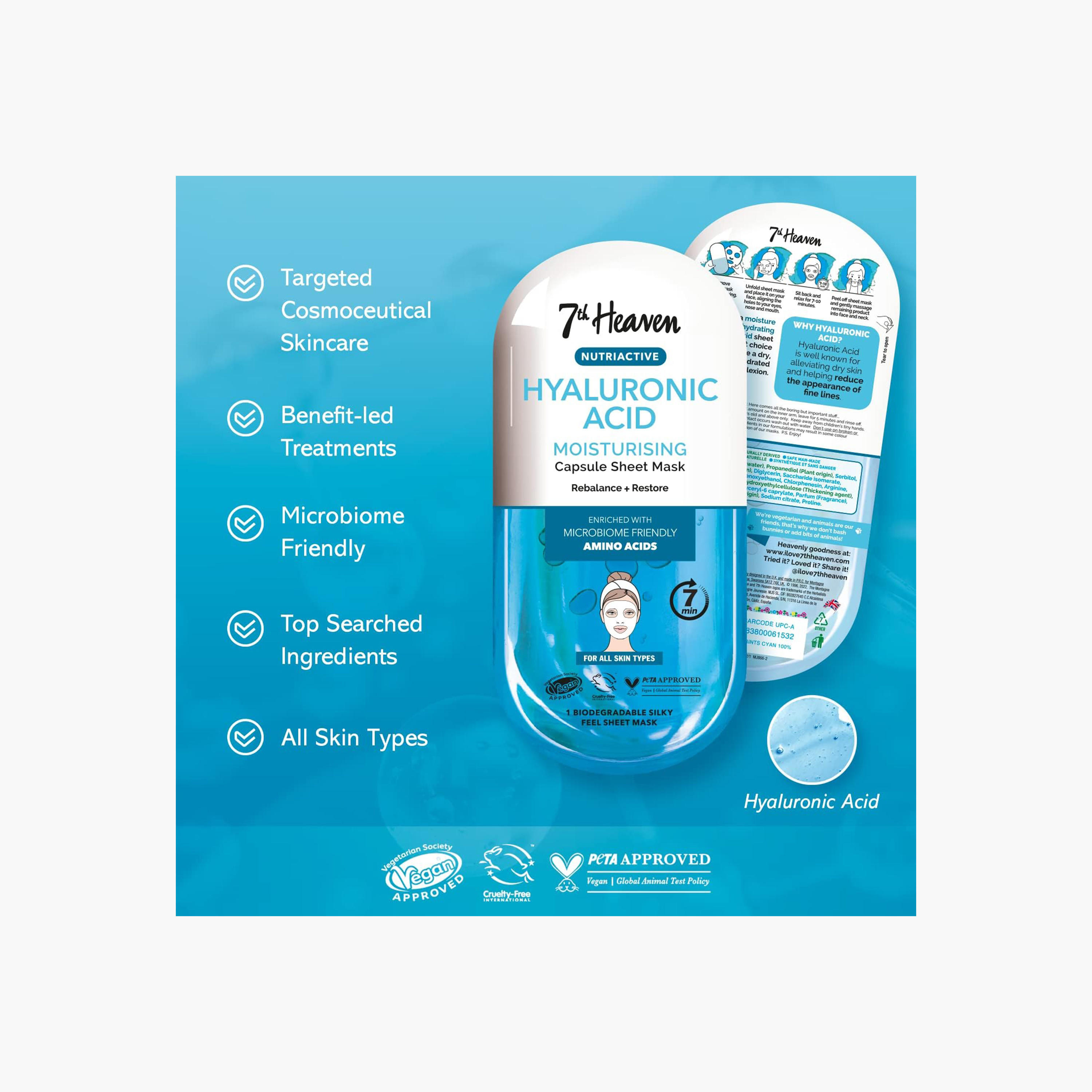 7TH HEAVEN Nutriactive Hyaluronic Acid Moisturising Capsule Sheet Mask-beautyandpersonalcare-skin-masks-masksandpeels-image-3