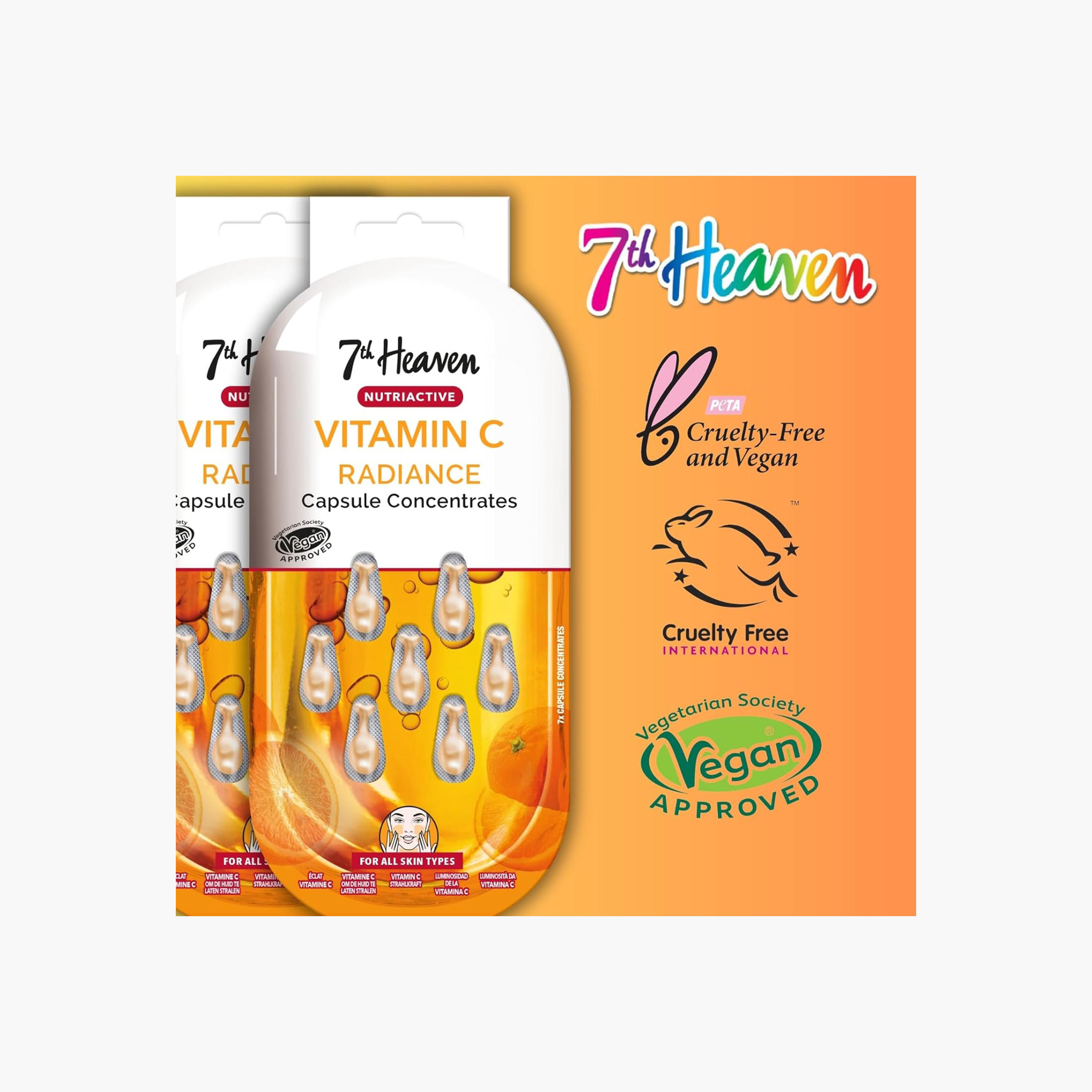 7TH HEAVEN 7-Piece Nutriactive Vitamin C Radiance Capsule Set-beautyandpersonalcare-skin-masks-masksandpeels-image-5