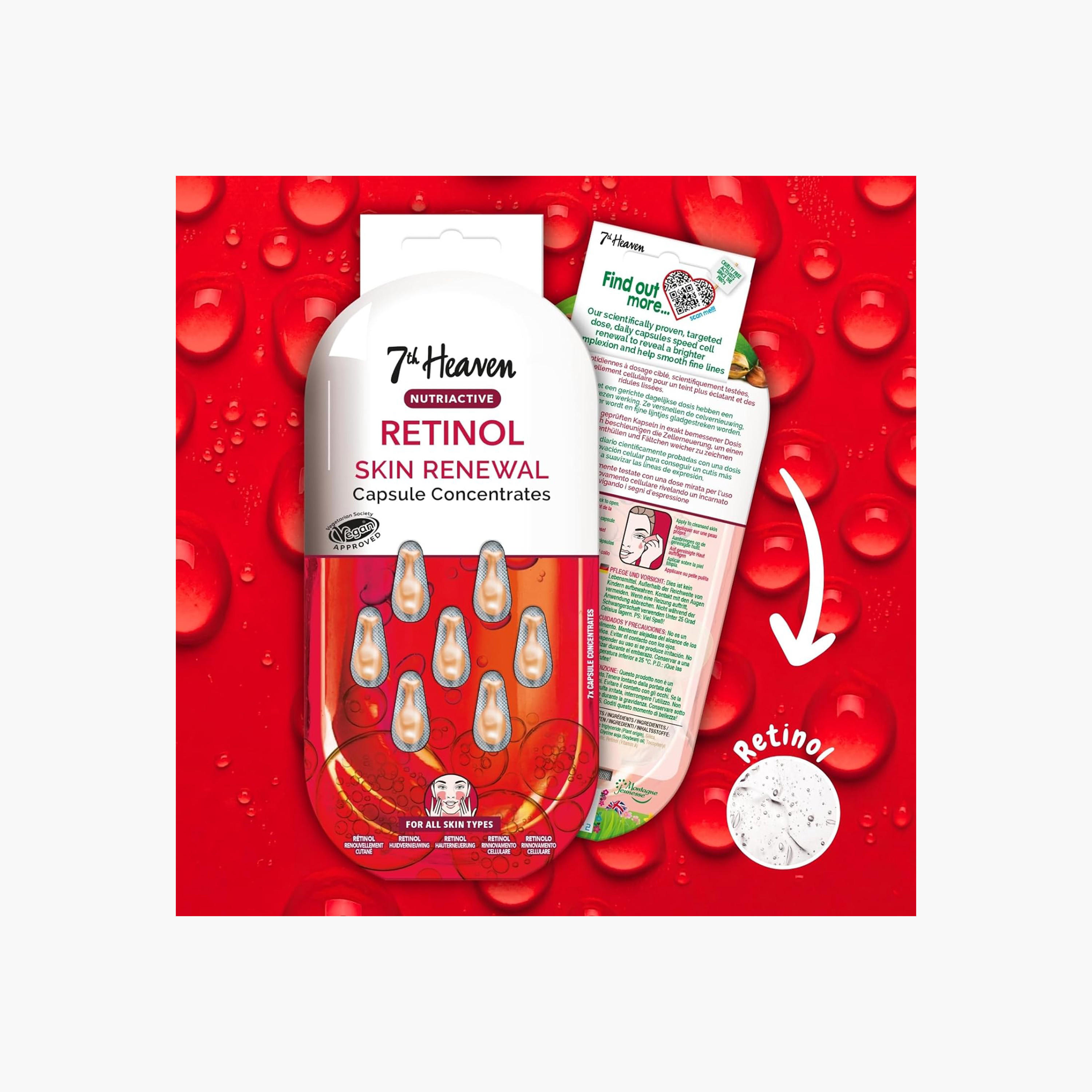 7TH HEAVEN 7-Piece Nutriactive Retinol Skin Renewal Capsule Set-beautyandpersonalcare-skin-masks-masksandpeels-image-5
