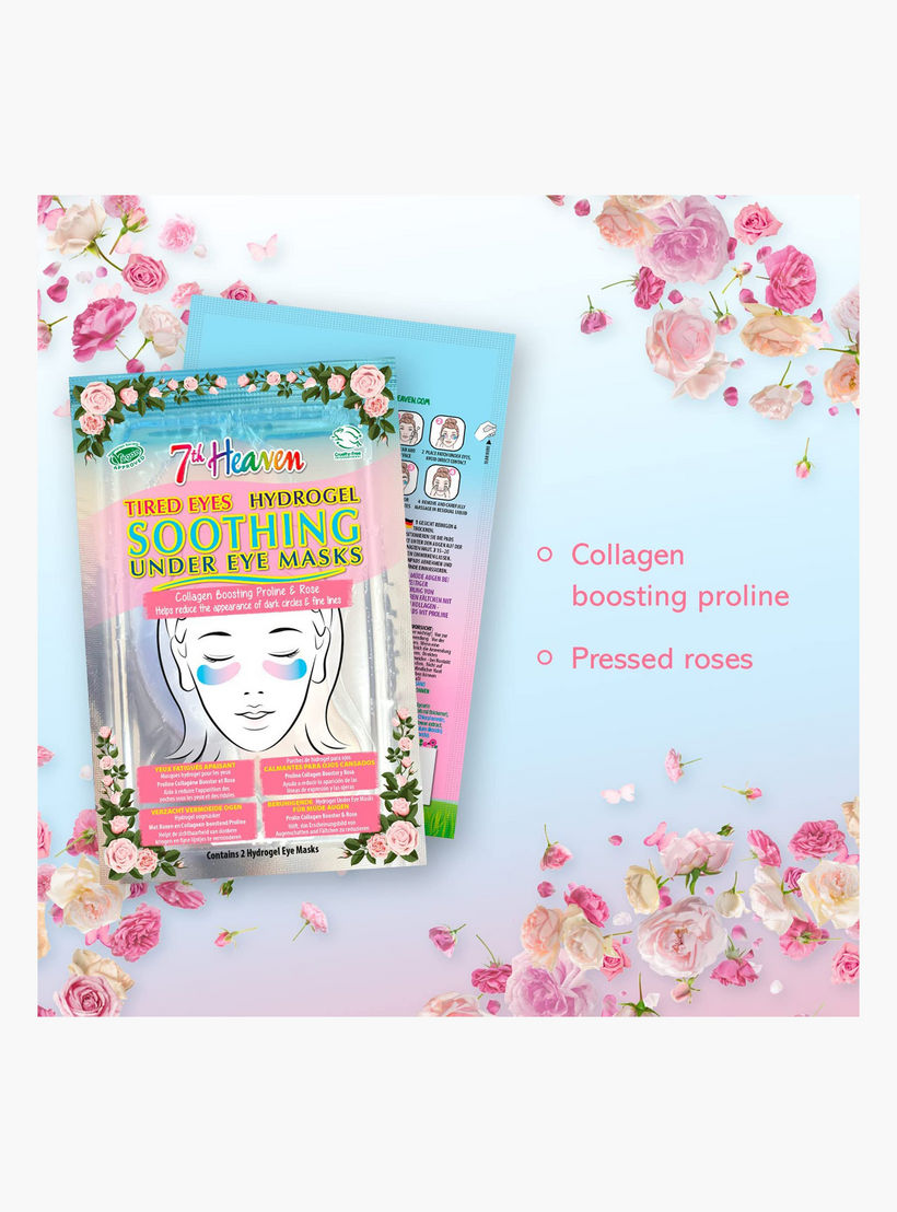 7TH HEAVEN Collagen Boosting Soothing Hydrogel Under Eye Mask with Proline and Rose 10 gms-beautyandpersonalcare-skin-masks-eyemask-image-3