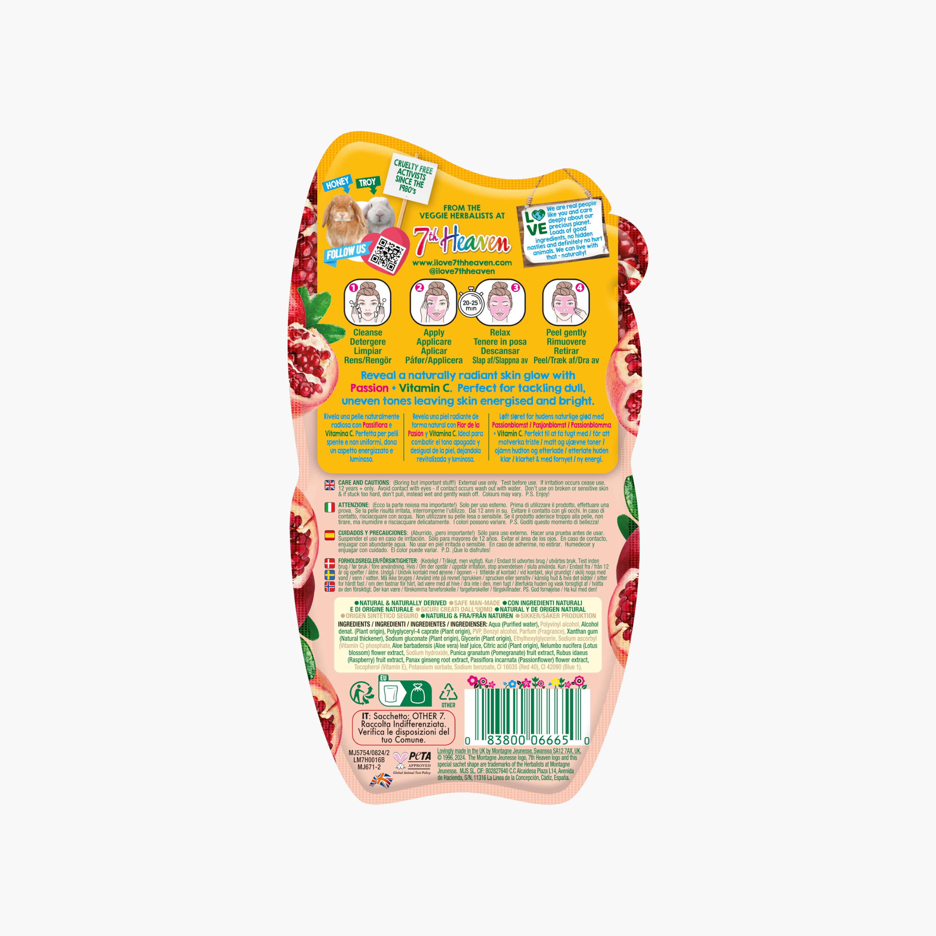 7TH HEAVEN Brightening Boost Passion Peel-Off Mask with Vitamin C 10 ml-beautyandpersonalcare-skin-masks-masksandpeels-image-2