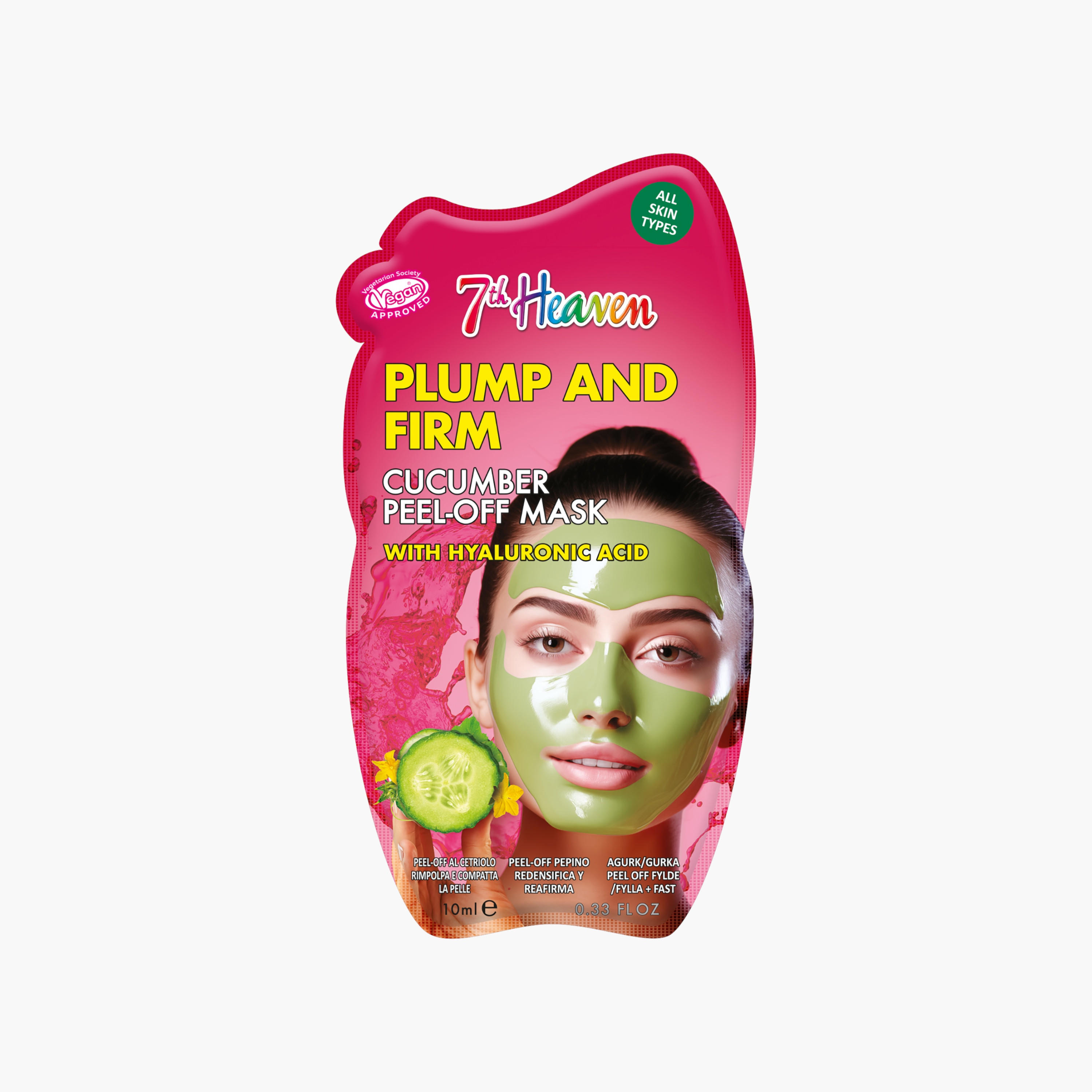 7TH HEAVEN  Plump and Firm Cucumber Hyaluronic Acid Peeloff Mask - 10 ml-beautyandpersonalcare-skin-masks-masksandpeels-image-1
