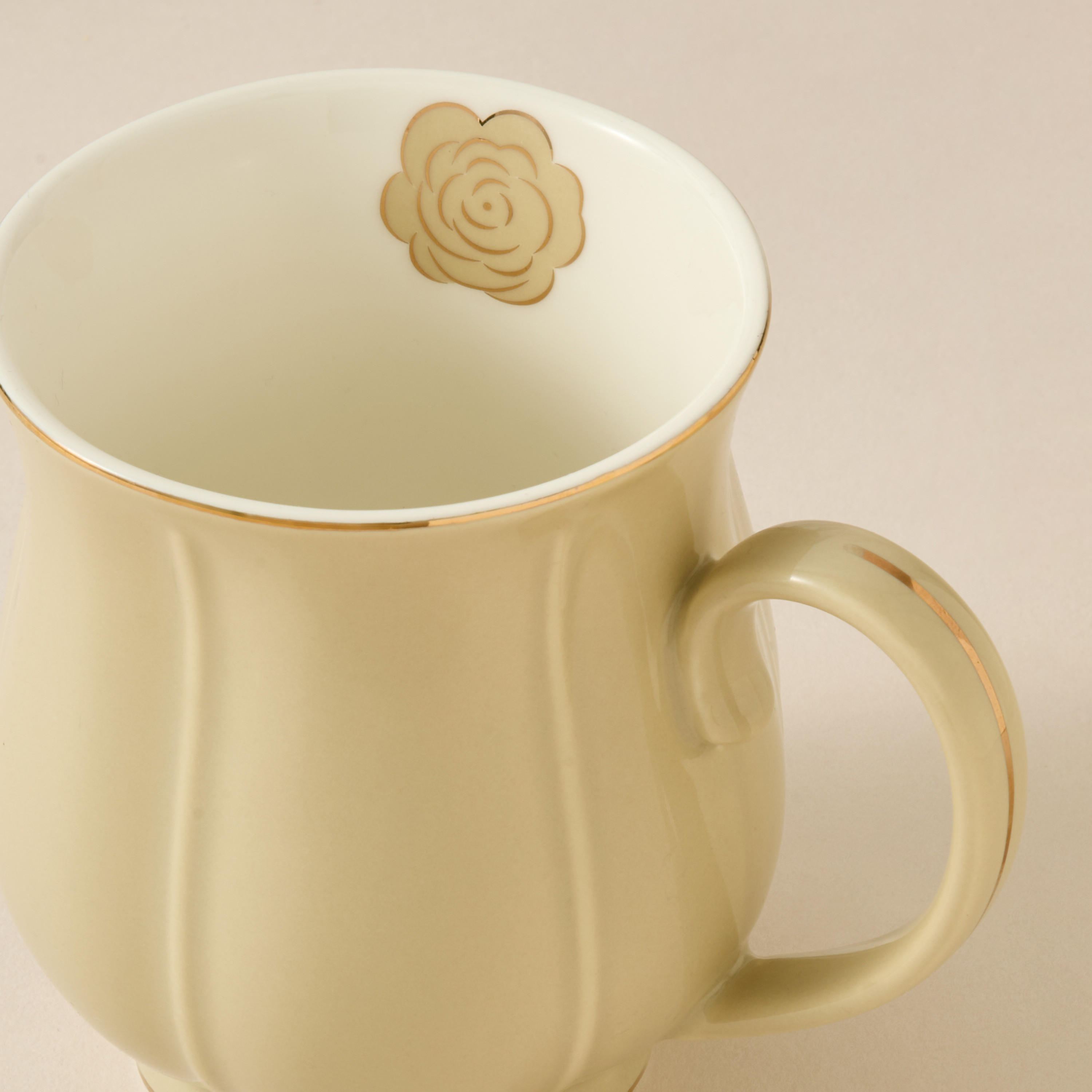 Rose Accent Porcelain Mug - 330 ml-household-dining-teaandcoffee-mugsandcups-image-3