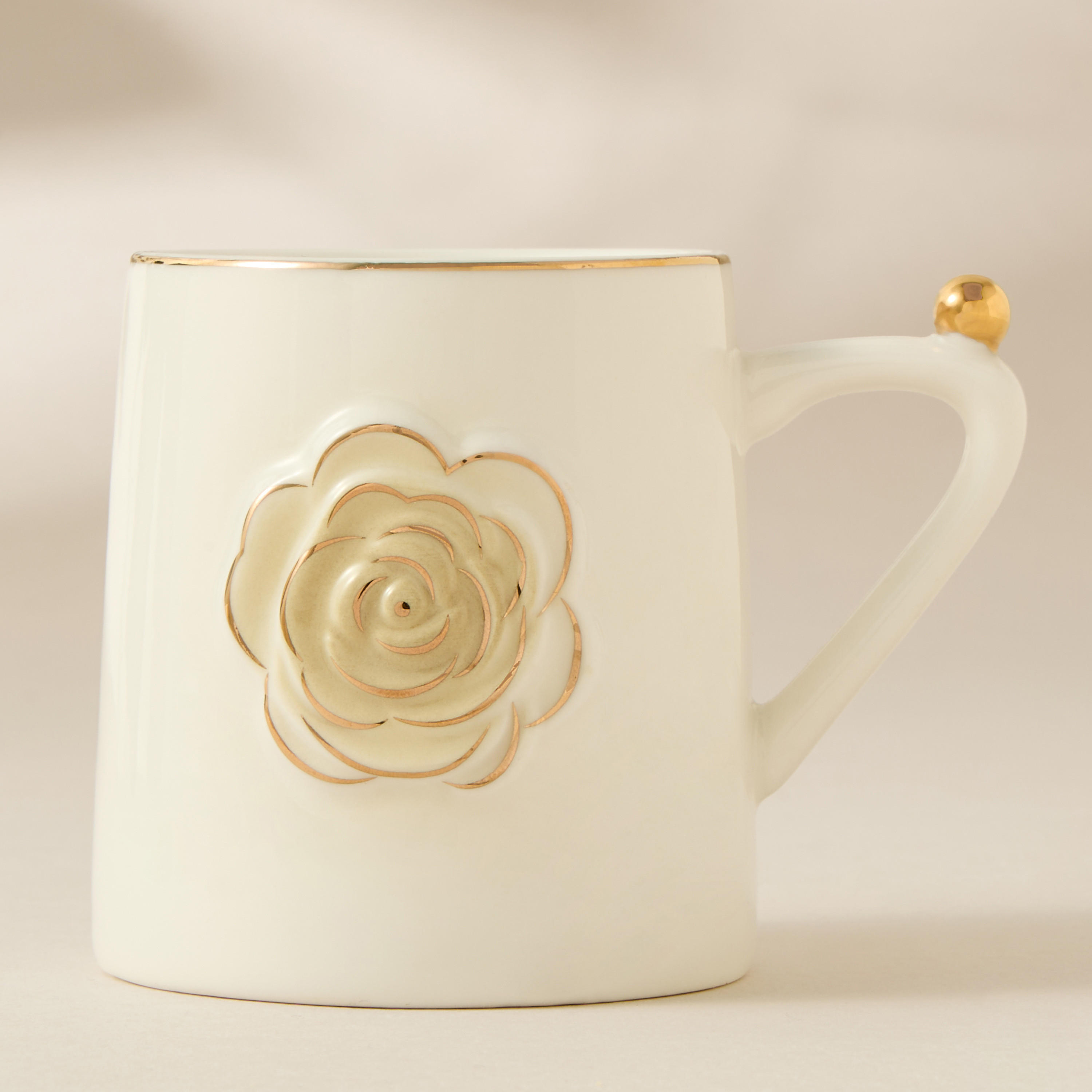 Rose Accent 6-Piece Porcelain Cup Set - 100 ml-household-dining-teaandcoffee-teaandcoffeesets-image-3