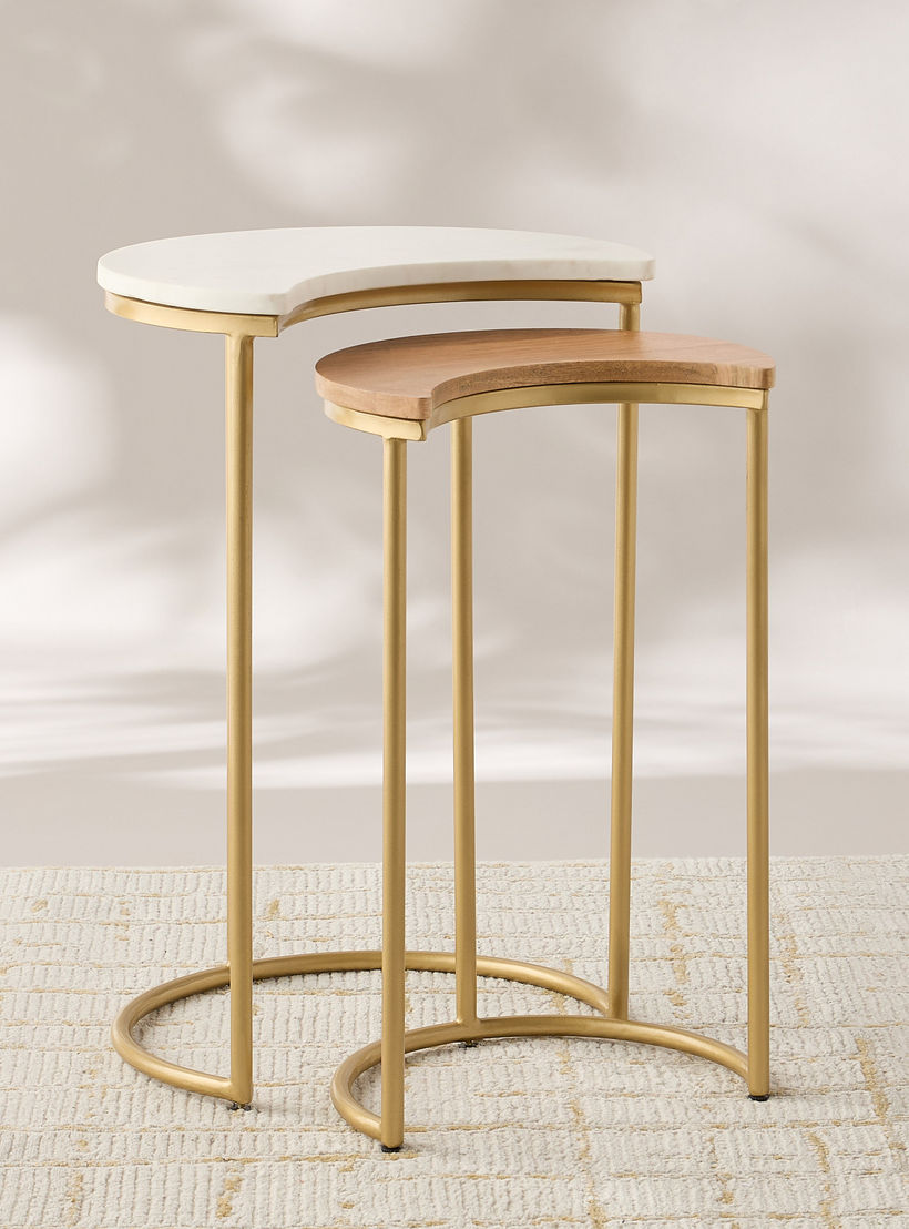 طاولات متداخلة بتصميم هلال - طقم من قطعتين-furniture-livingroom-sideandendtables-image-1