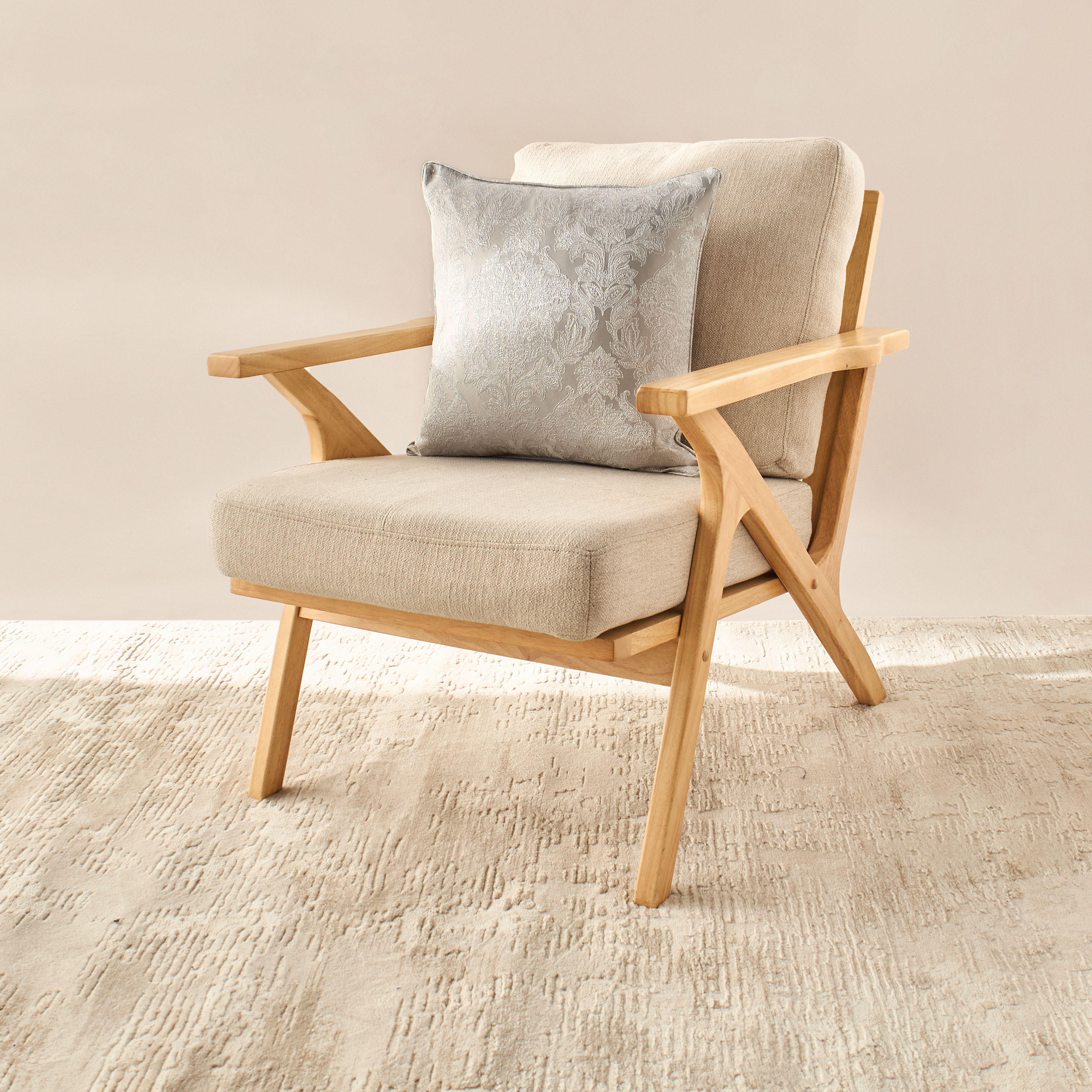 Alma Jacquard Cushion Cover - 45x45 cm-household-cushionsandthrows-cushioncovers-image-1