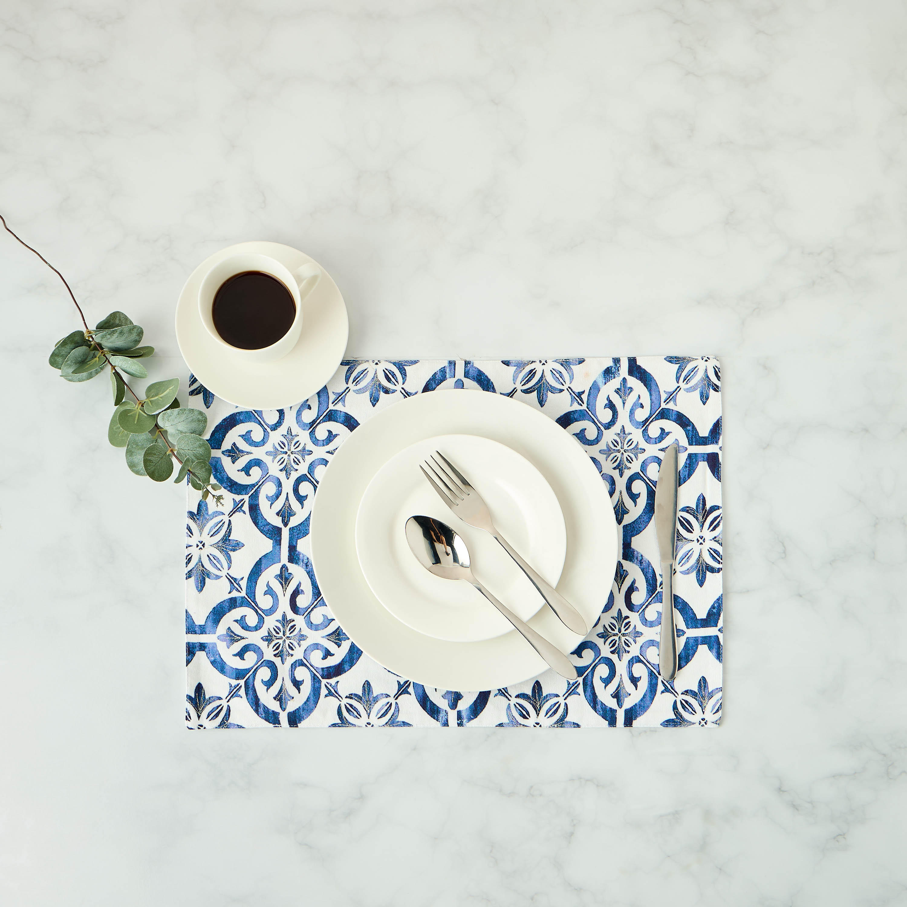 Printed 2-Piece Placemat Set - 30x45 cms-household-dining-tablelinen-placemats-image-2