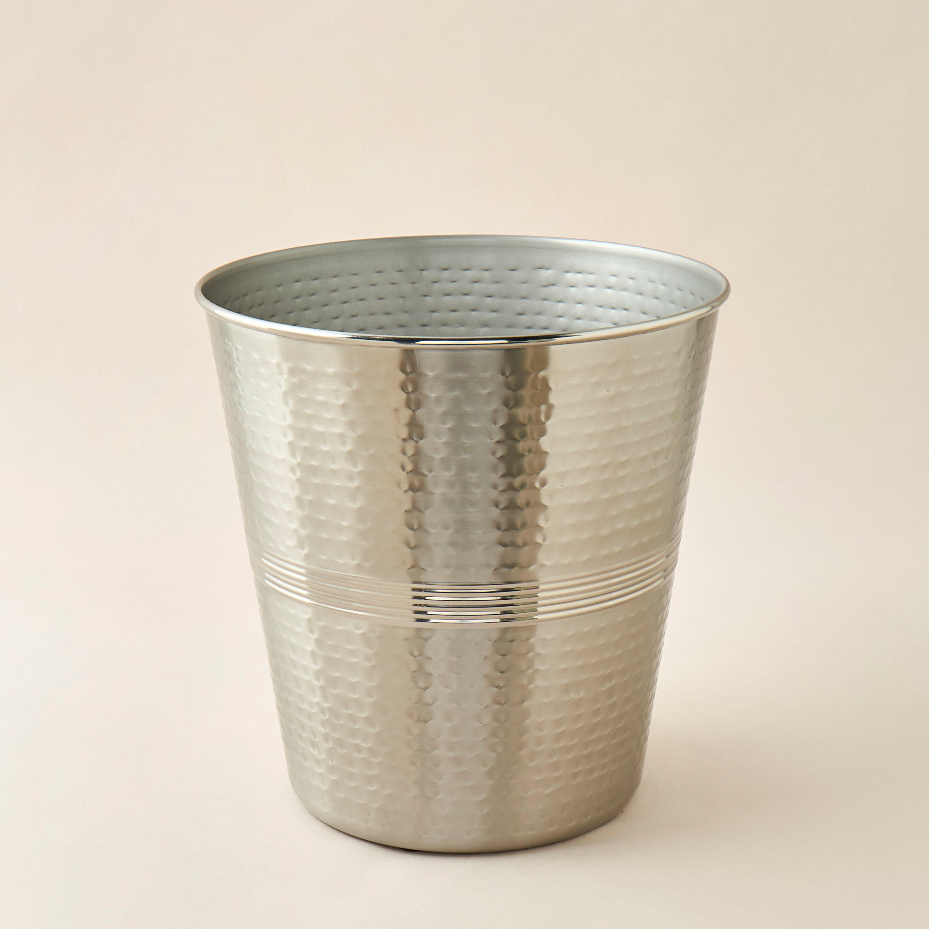 Hammered Waste Bin-household-bathandlaundry-wastebinsandaccessories-image-1