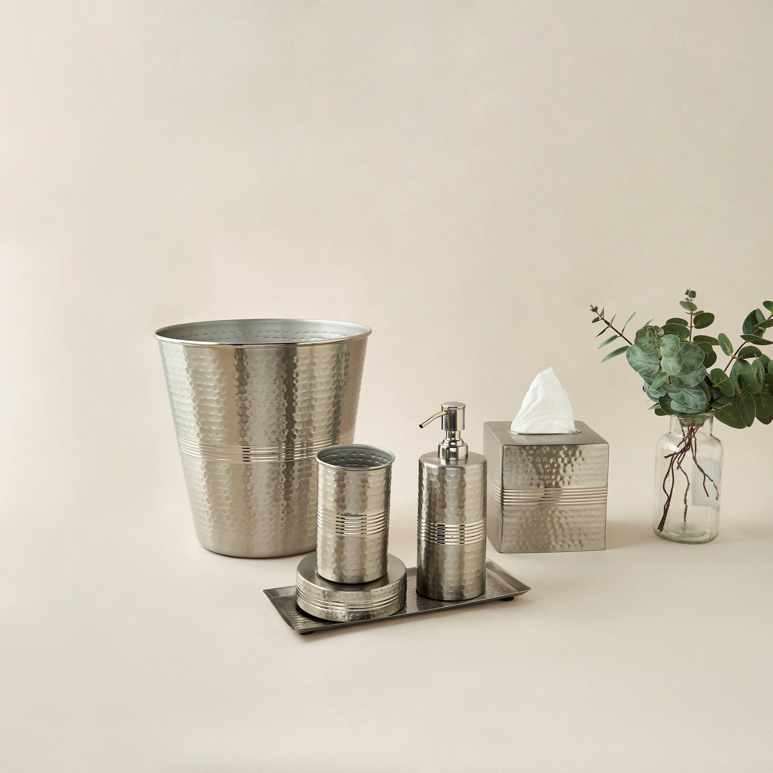 Hammered Waste Bin-household-bathandlaundry-wastebinsandaccessories-image-4