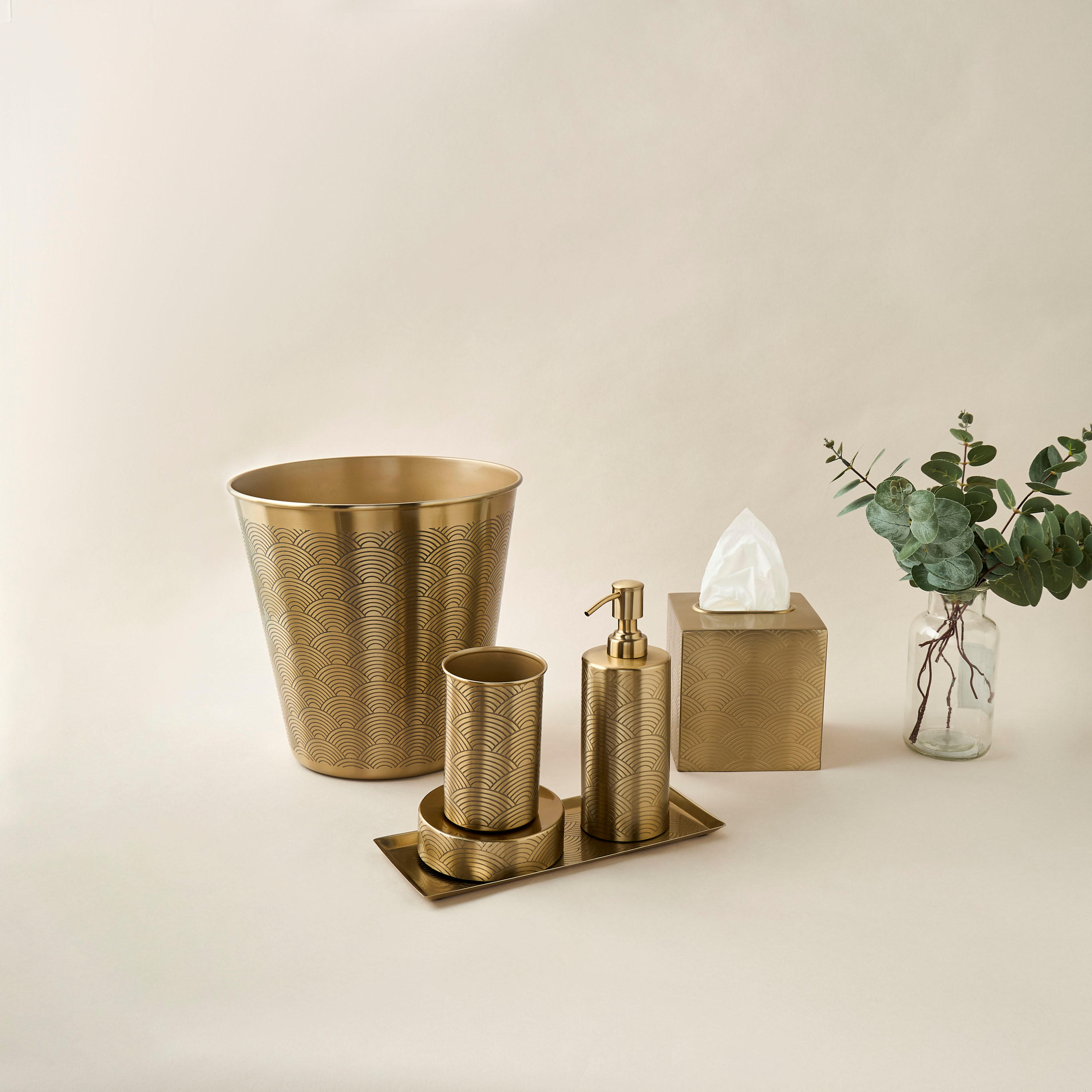 Metallic Etched Tissue Box-household-bathandlaundry-bathaccessories-tissueboxesandcottonjars-image-5
