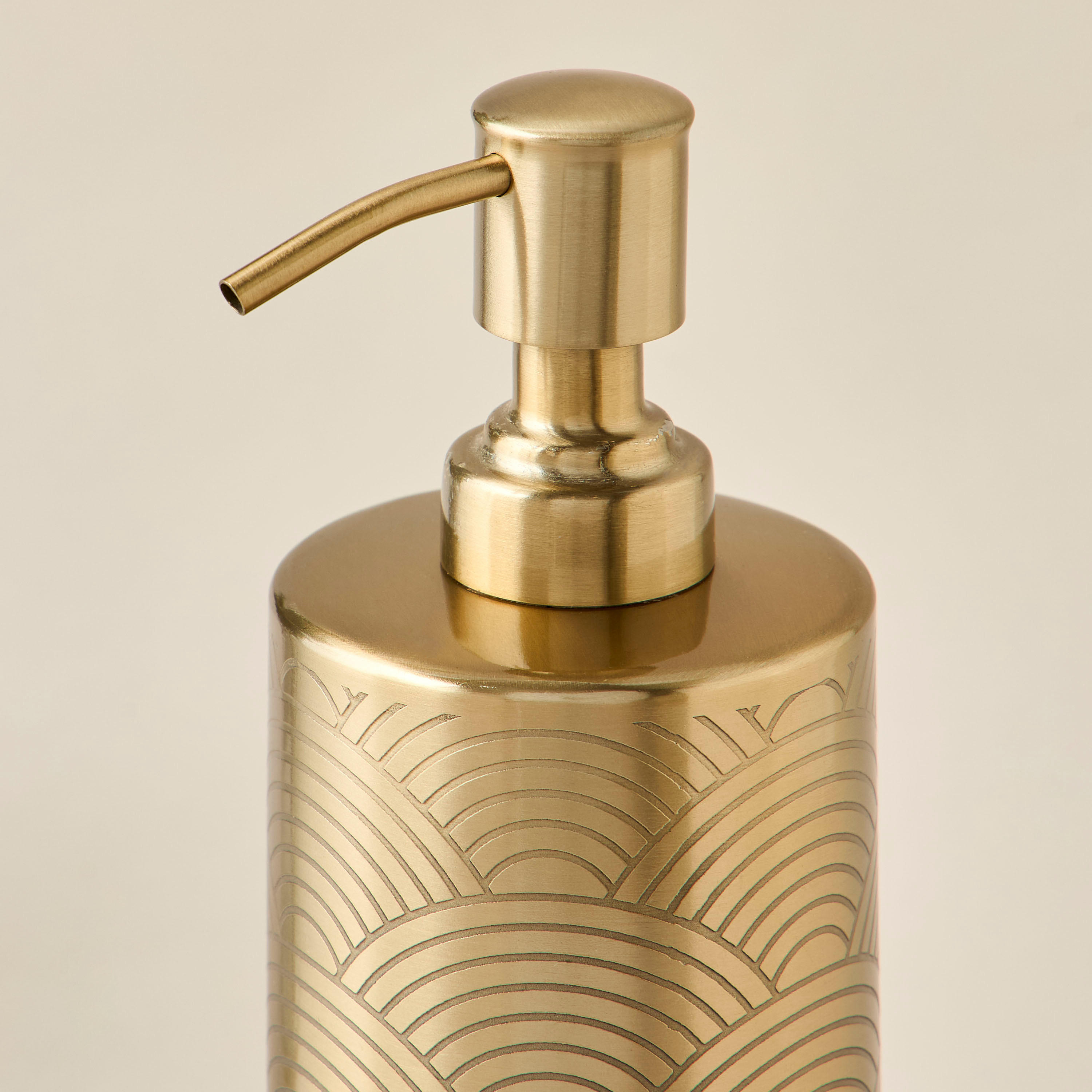 Metallic Etched Lotion Dispenser-household-bathandlaundry-bathaccessories-soapdishesanddispensers-image-2
