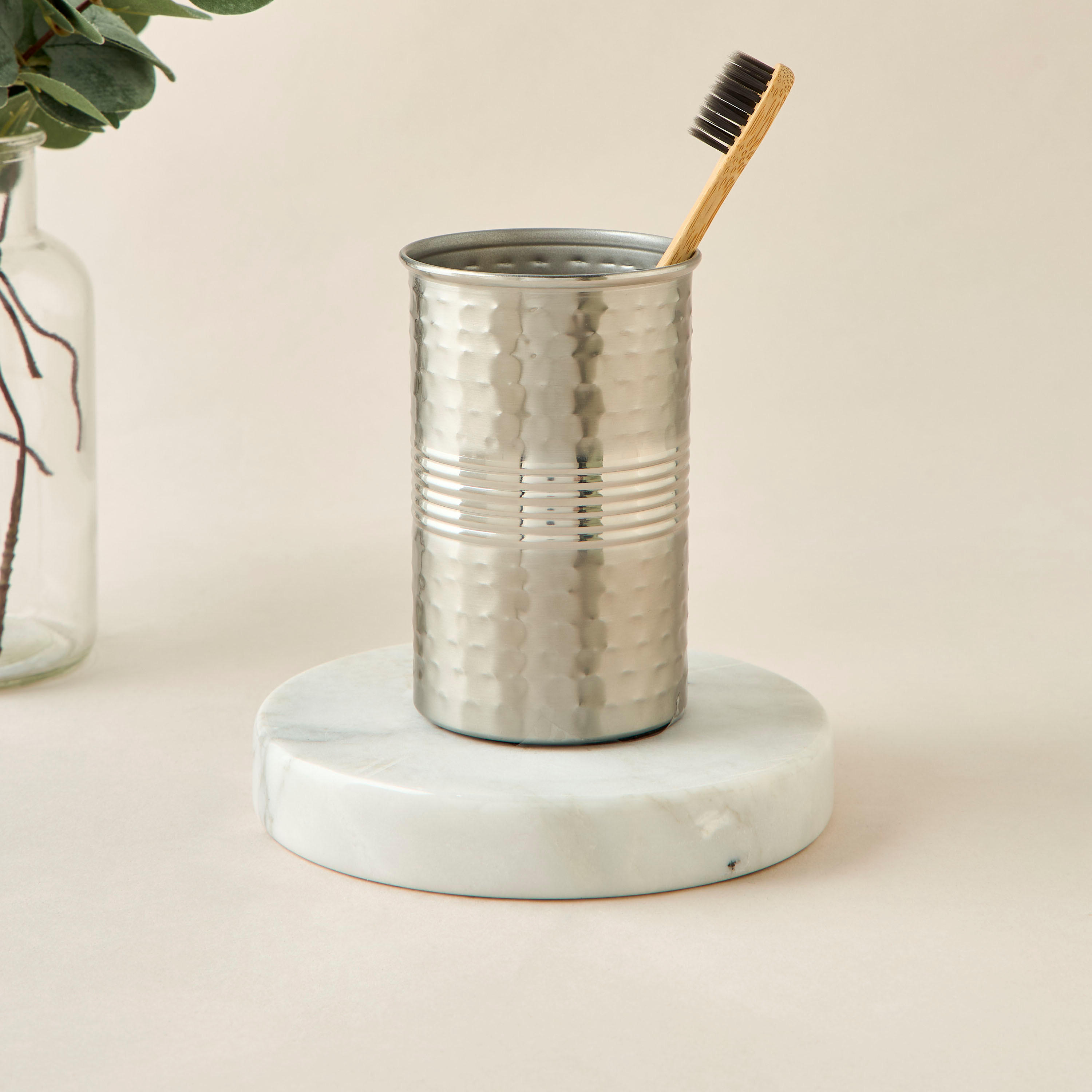 Metallic Hammered Tumbler-household-bathandlaundry-bathaccessories-toothbrushholdersandtumblers-image-1