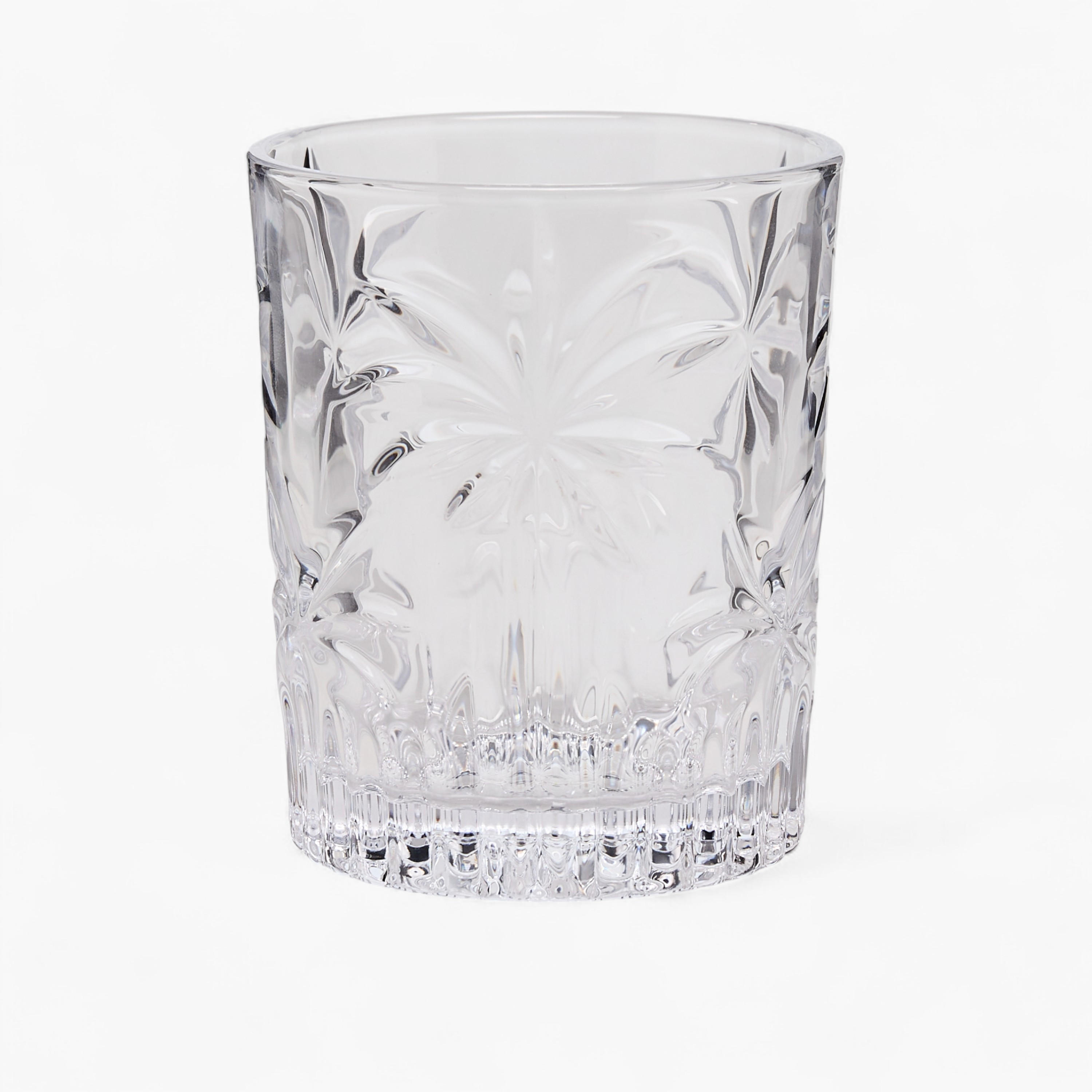 Palm Textured Highball Glass-household-dining-glassware-drinkingglasses-image-1