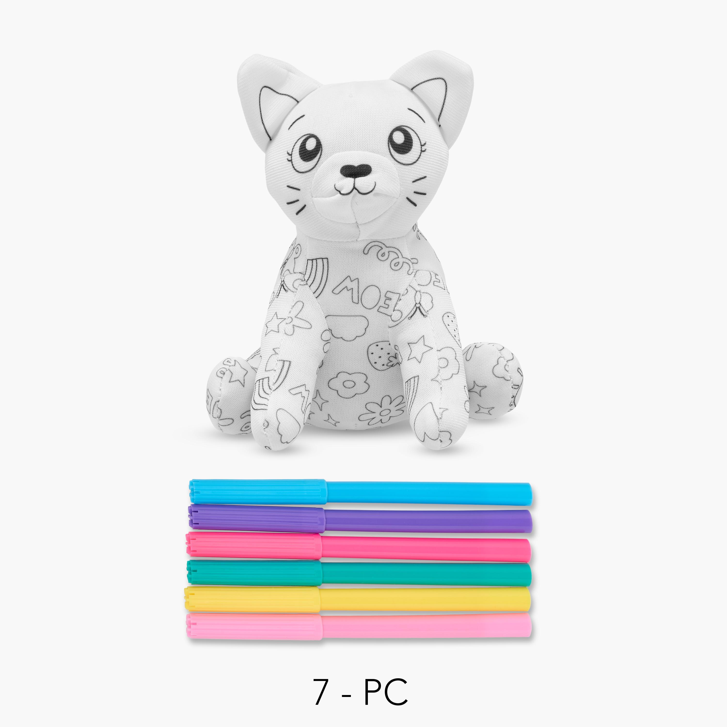 DIY Colour and Play Pet Plush Toy-school-stationery-sets-image-1